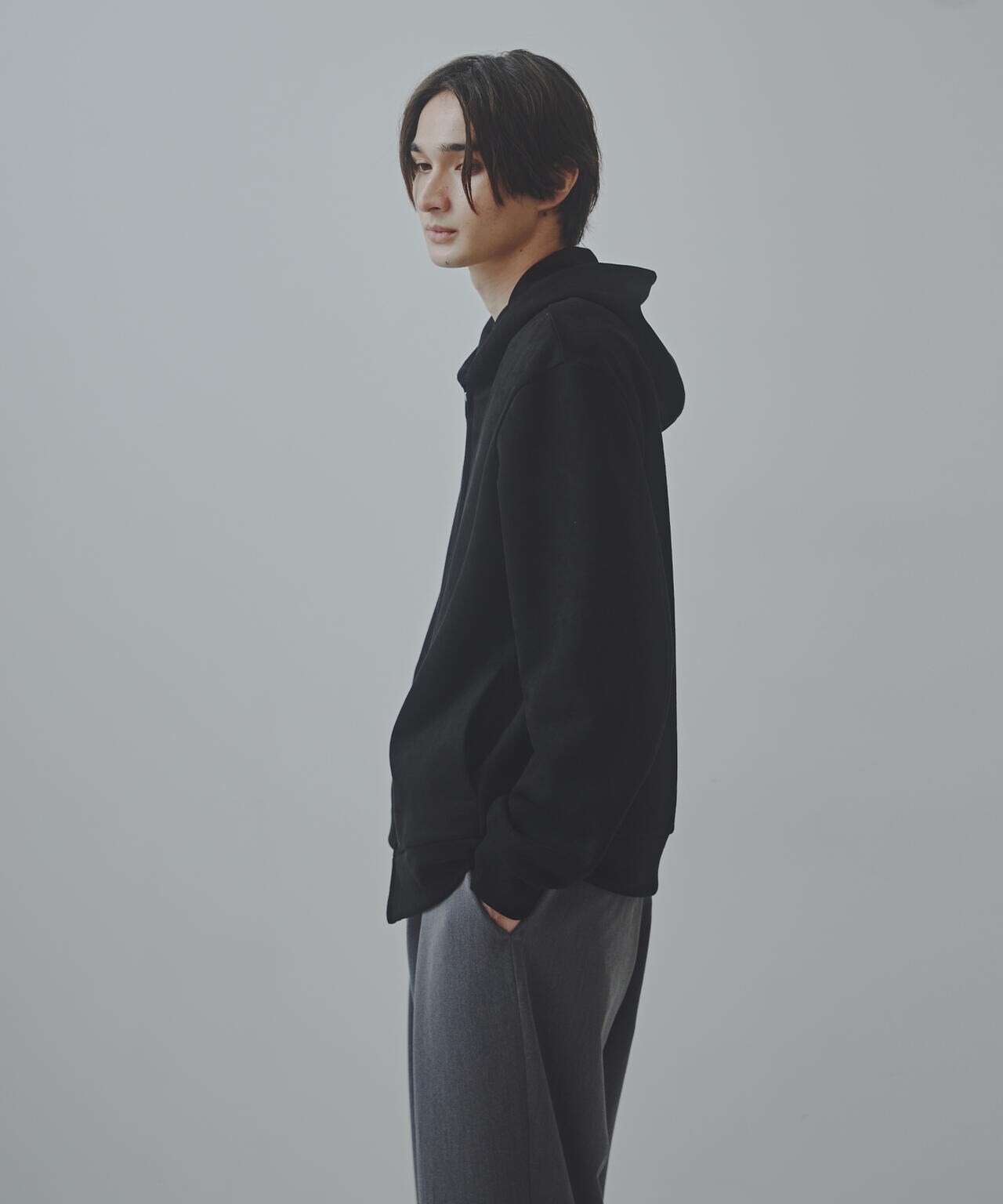 「Commonuse」フェイクスウェードパーカー 6684212220