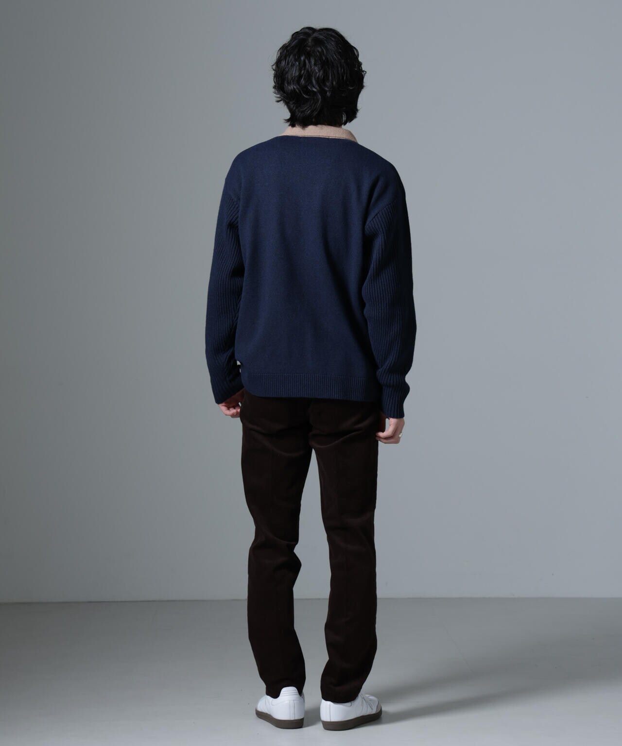 WEB限定/バイカラースキッパーニット 6724222229