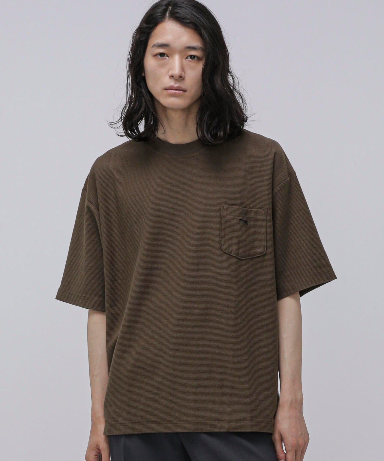 LB.04/タックボーダーポケットTシャツ 6723124264