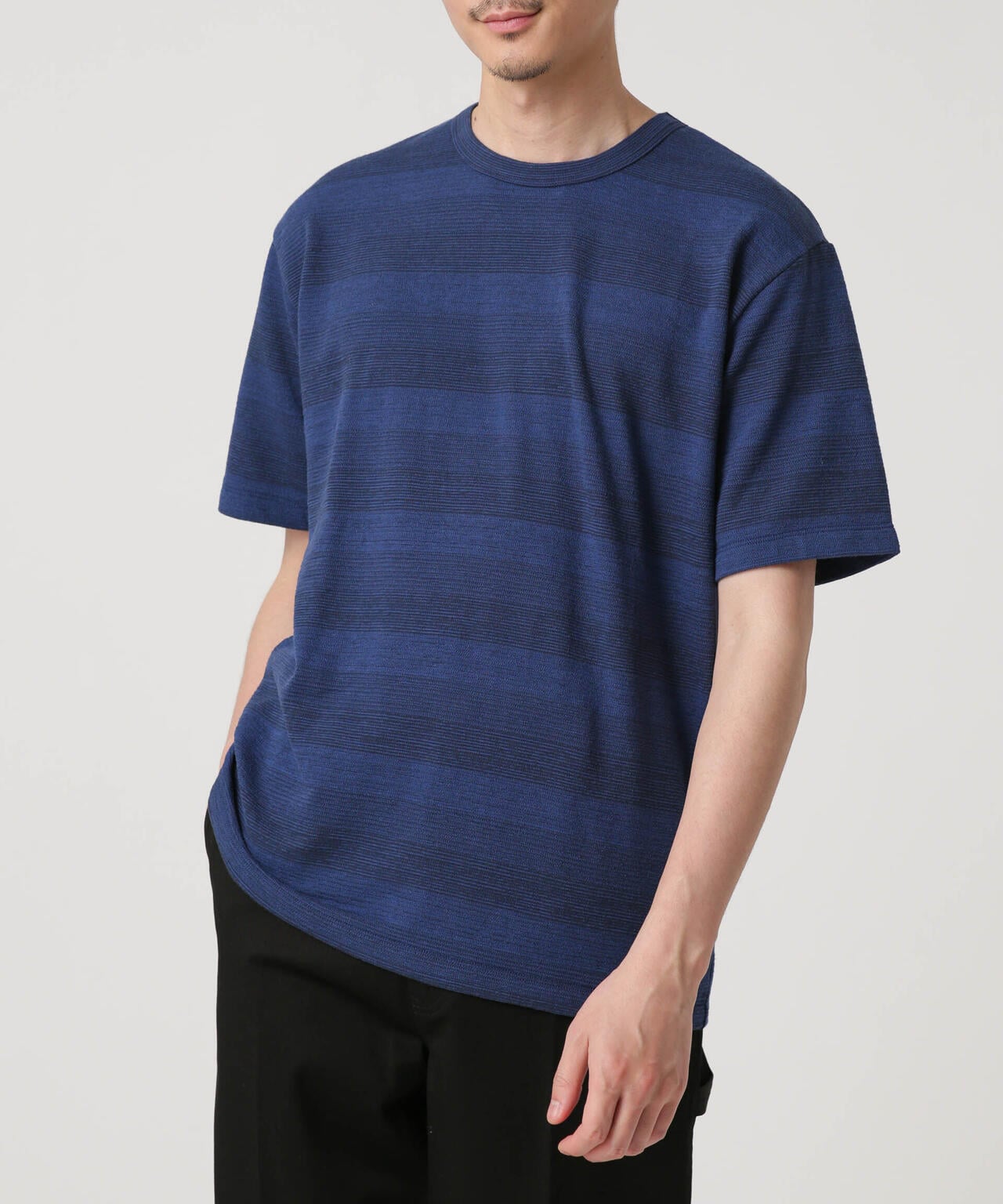 LB.03/メランジボーダークルーネックTシャツ 6683124232