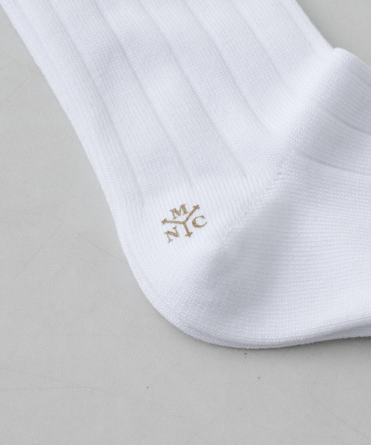 MARCOMONDE/gritter line ribbed socks 6715151004
