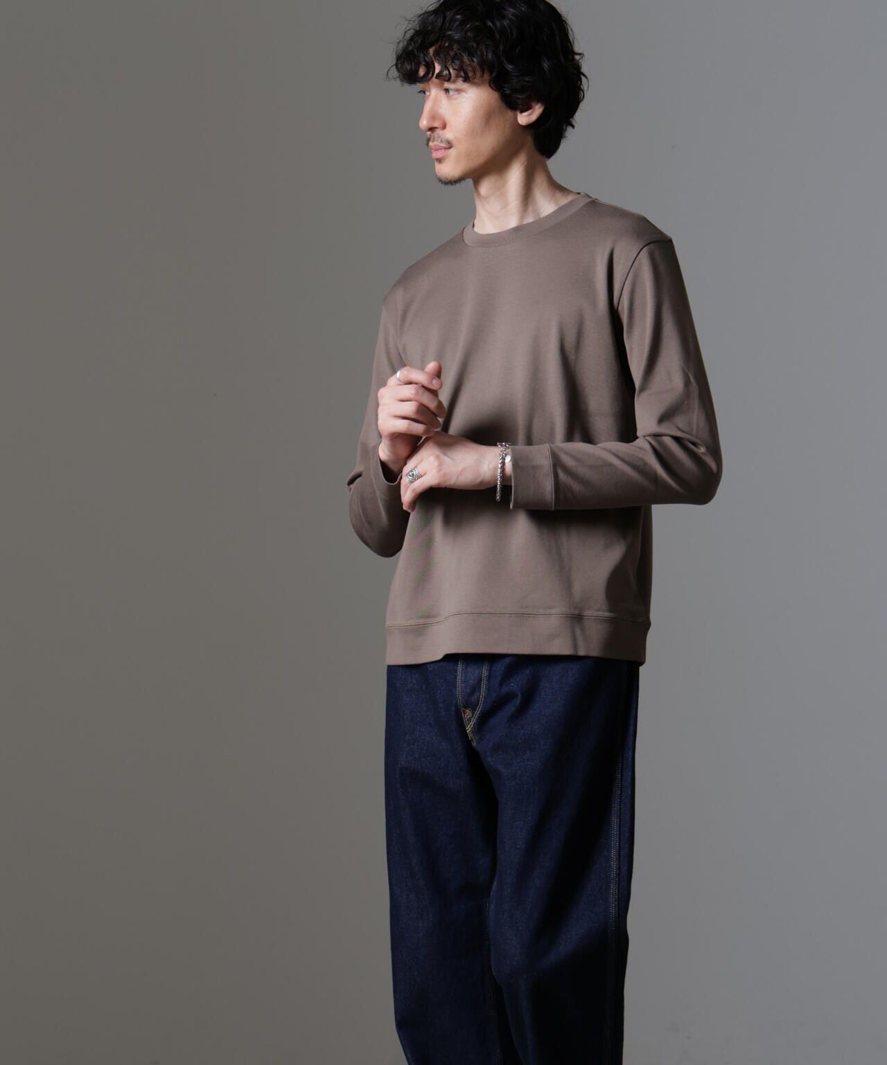 「FORMAL JERSEY」クルーネックカットソー長袖 6684223215