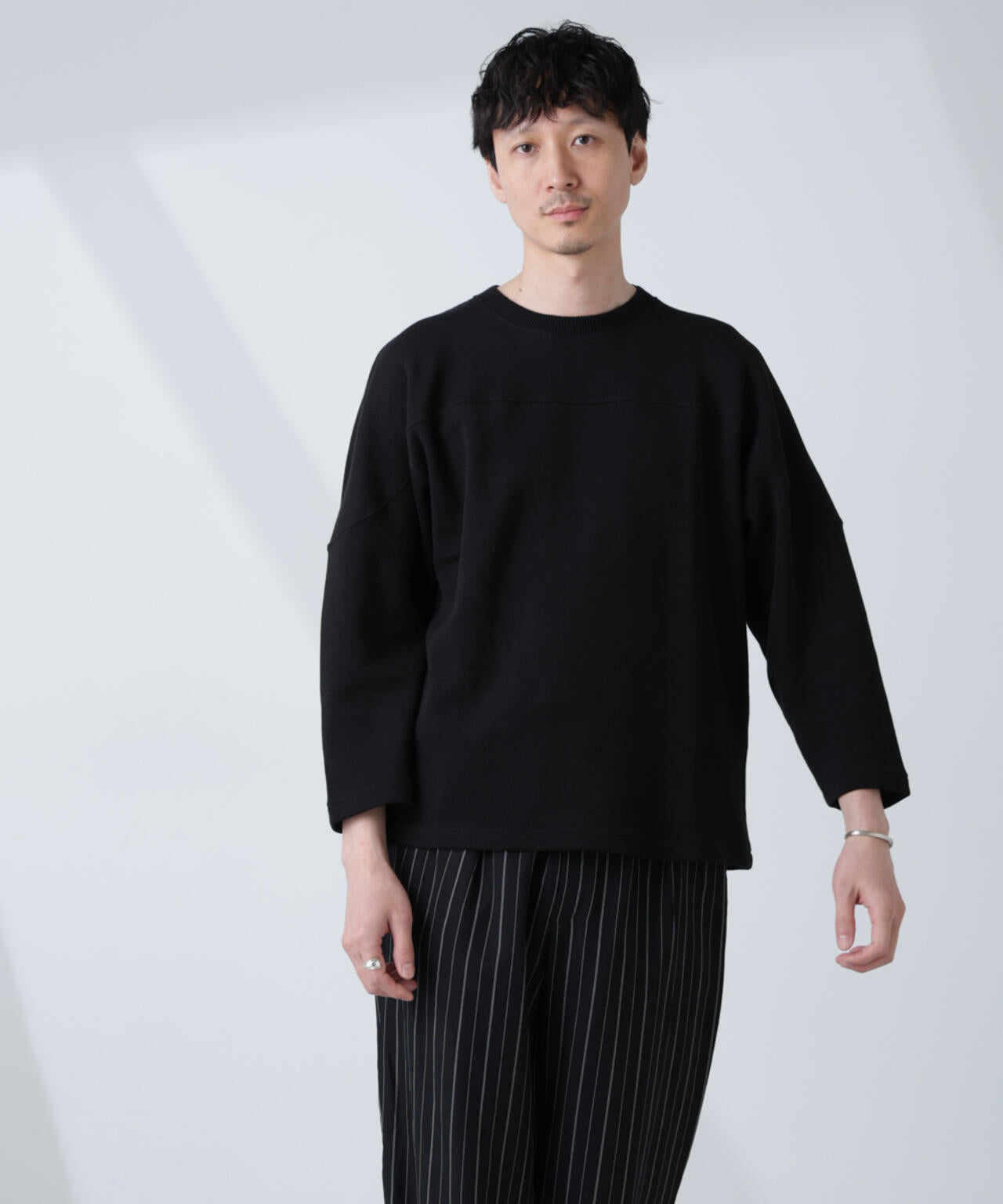 変形ハニカムジャガードフットボールTシャツ 6685123221