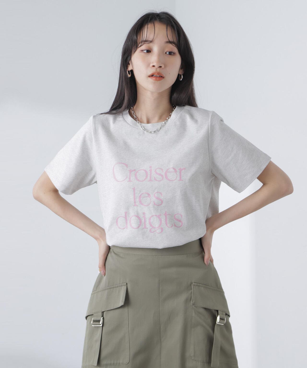 ロゴプリントTシャツ 6734124309