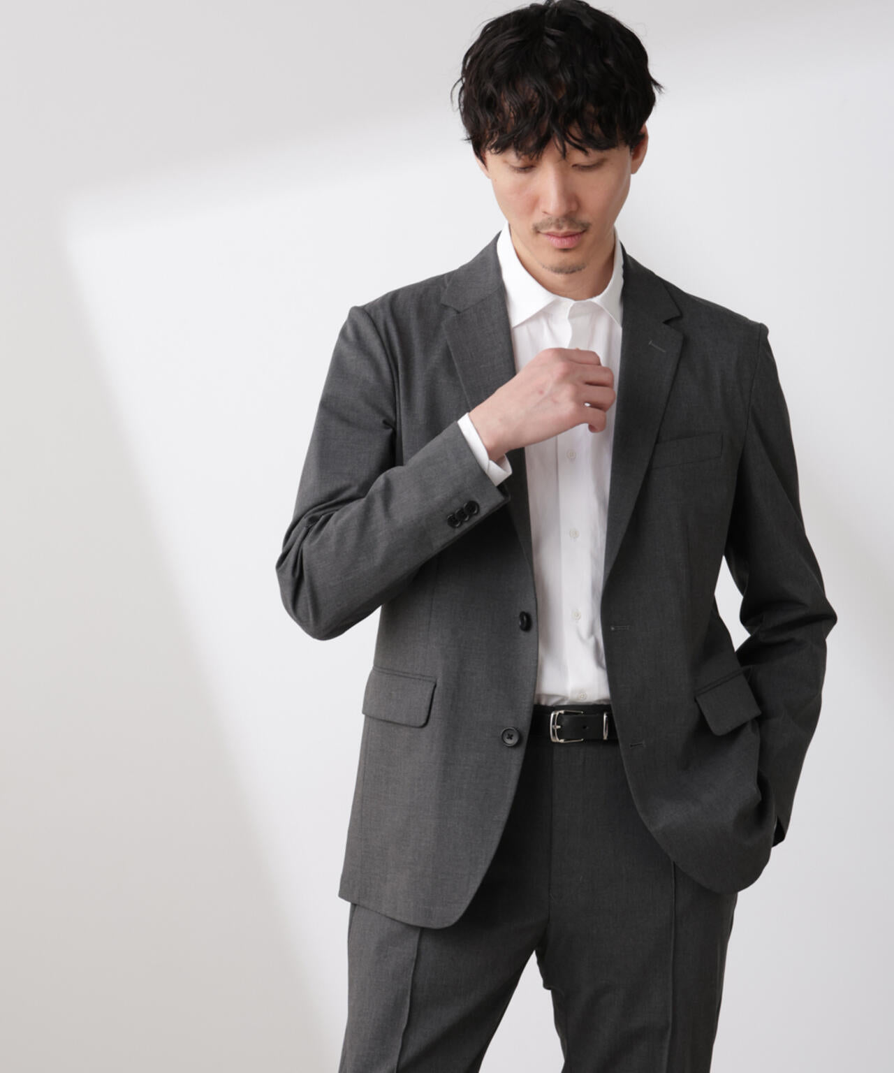 「N JACKET BASIC」トロピカルストレッチジャケット(セットアップ可) 6685117202