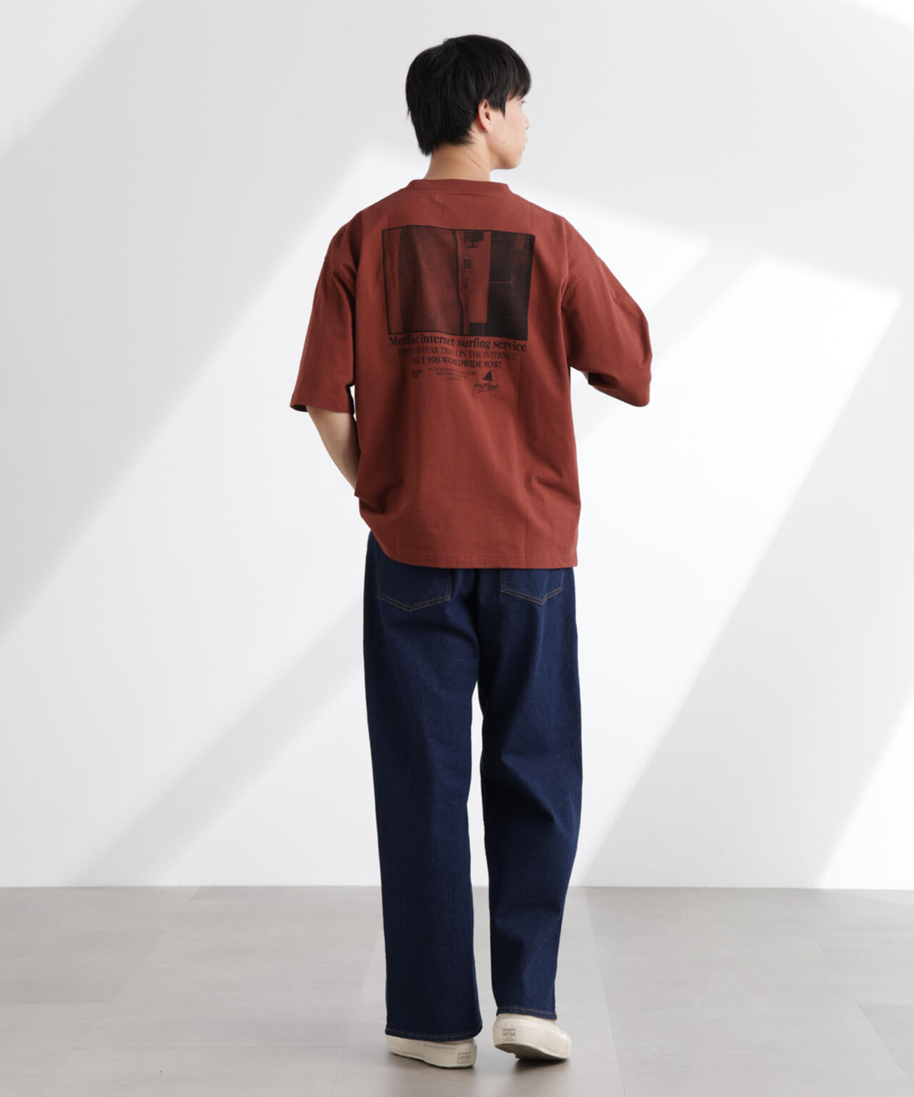 「MOFFISIE」1.0オリジナルプリント Tシャツ 半袖 6725124225