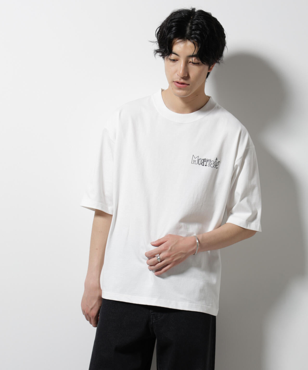 「MOFFISIE」オリジナル刺繍プリント Tシャツ 半袖 6725124243