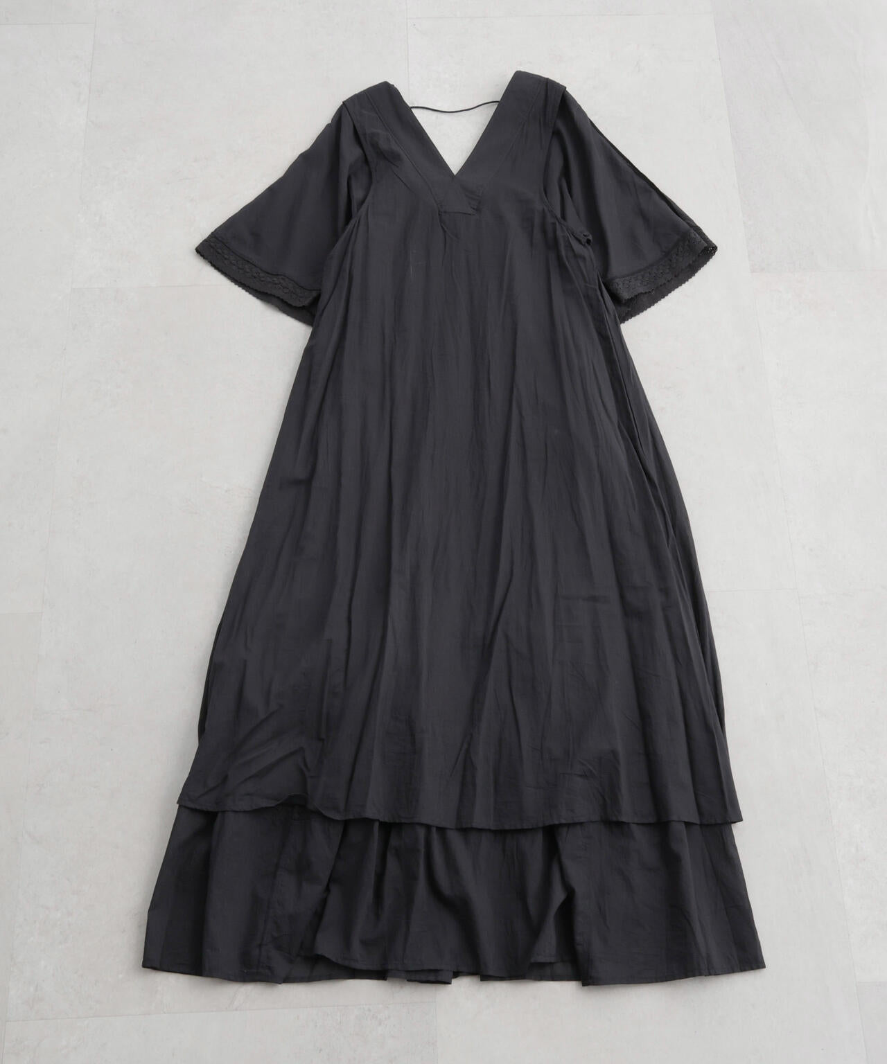 Sara mallika/COTTON VOILE LACE PINTUCKDRESS 6715119053