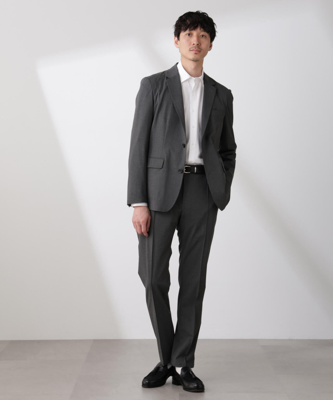 「N TROUSERS BASIC」トロピカルストレッチパンツ(セットアップ可) 6685129202
