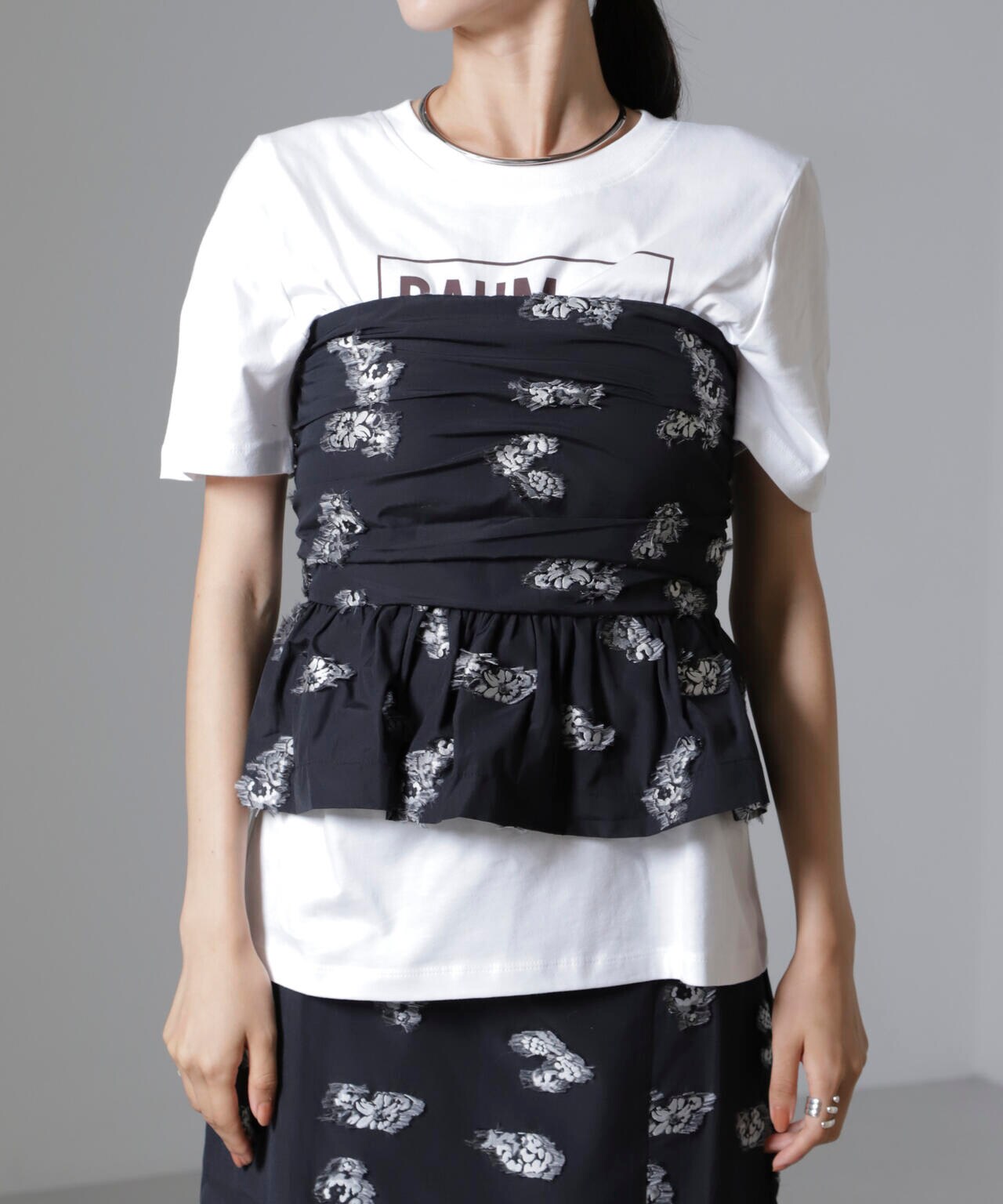 Baum und Pferdgarten/Flower Jacquard ビスチェ(セットアップ可) 6714225001