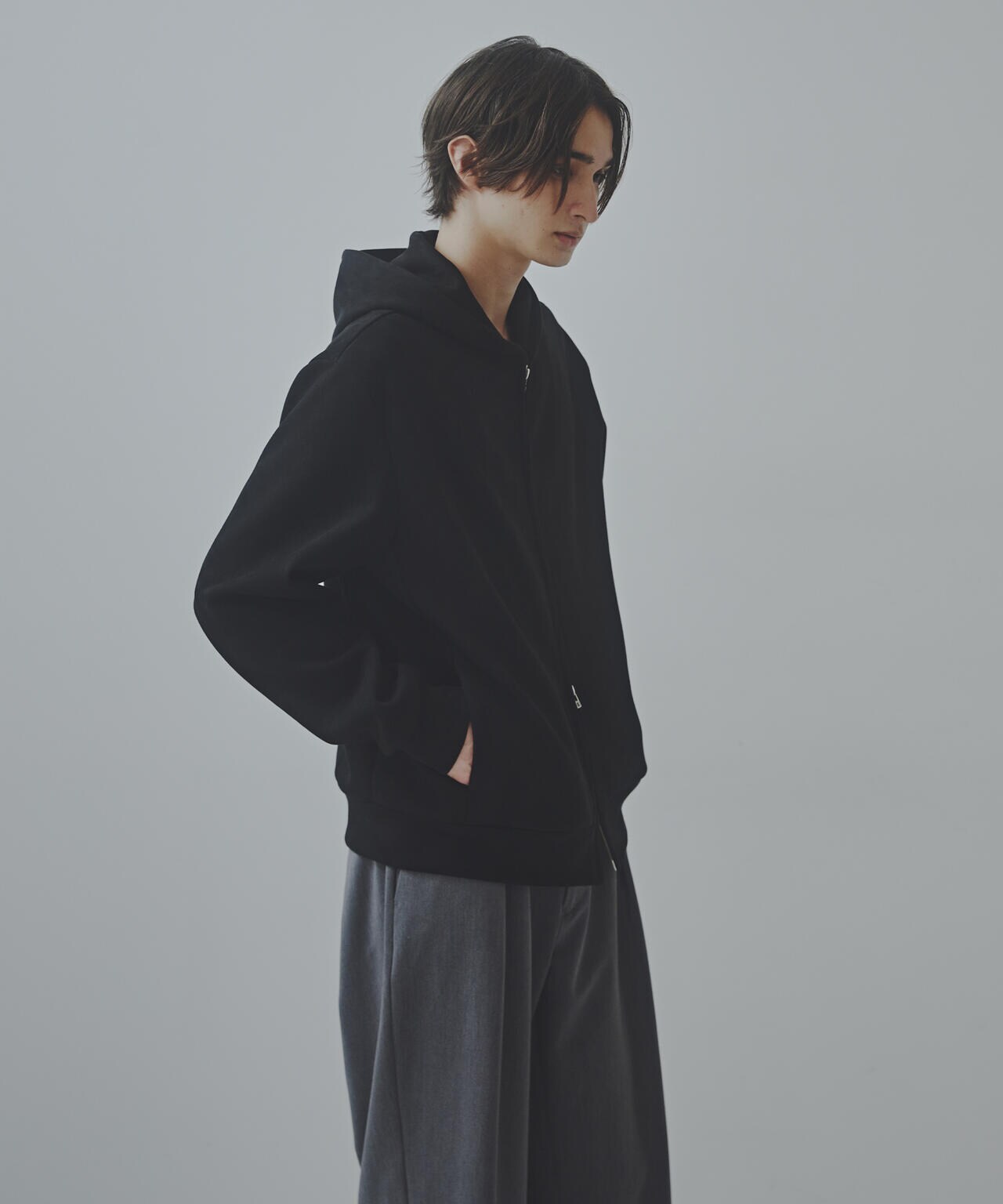 「Commonuse」フェイクスウェードパーカー 6684212220