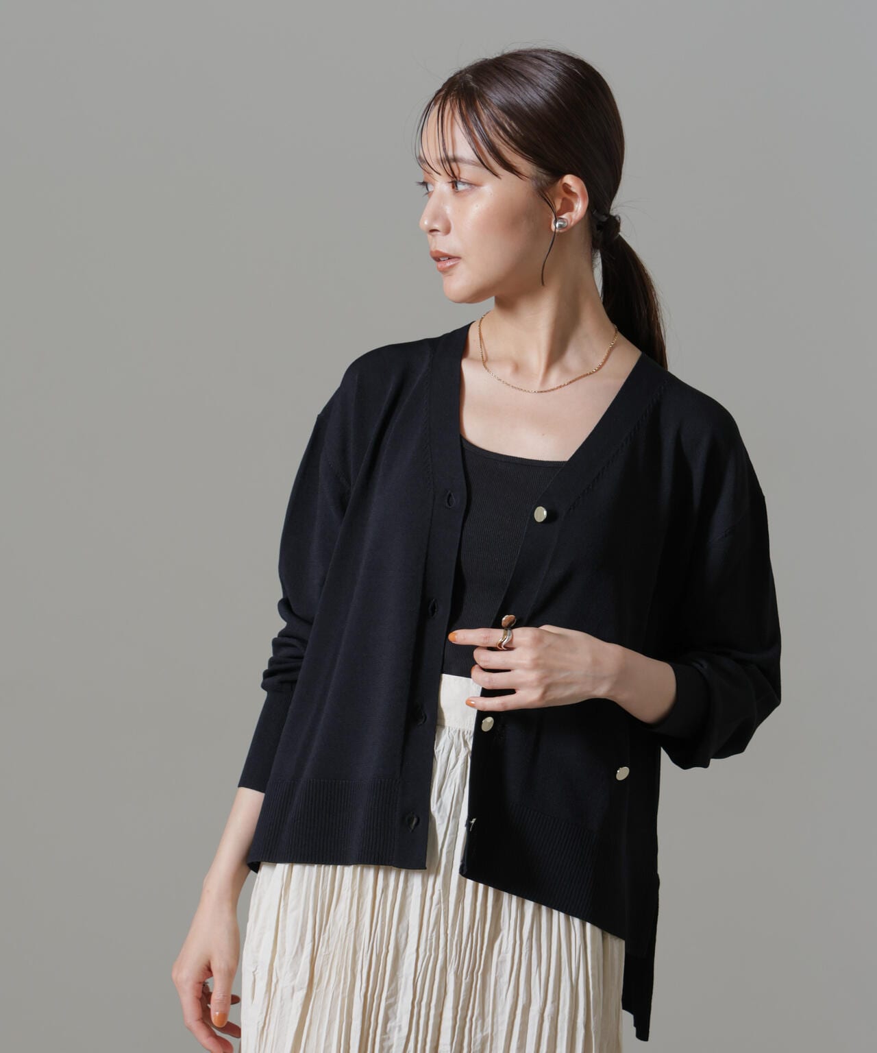 カシュクール2wayカーディガン 6734222303
