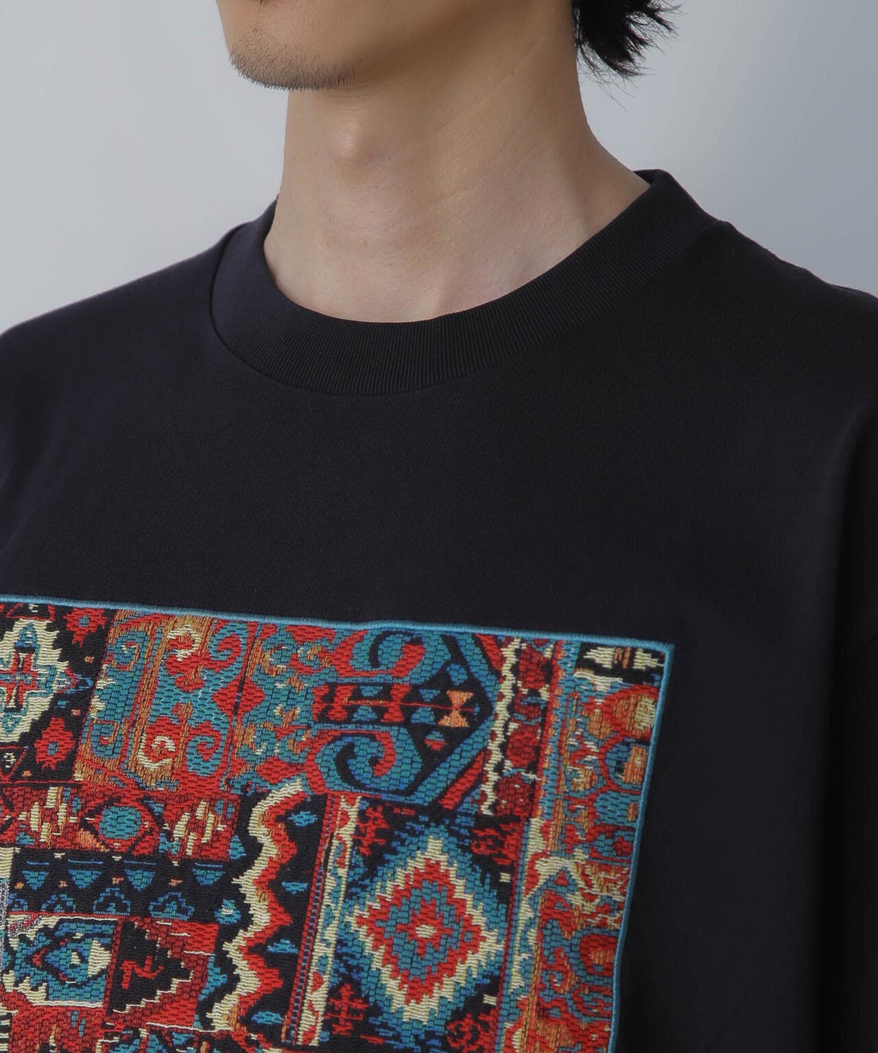 フレームアートワイドTシャツ 半袖 6724124228