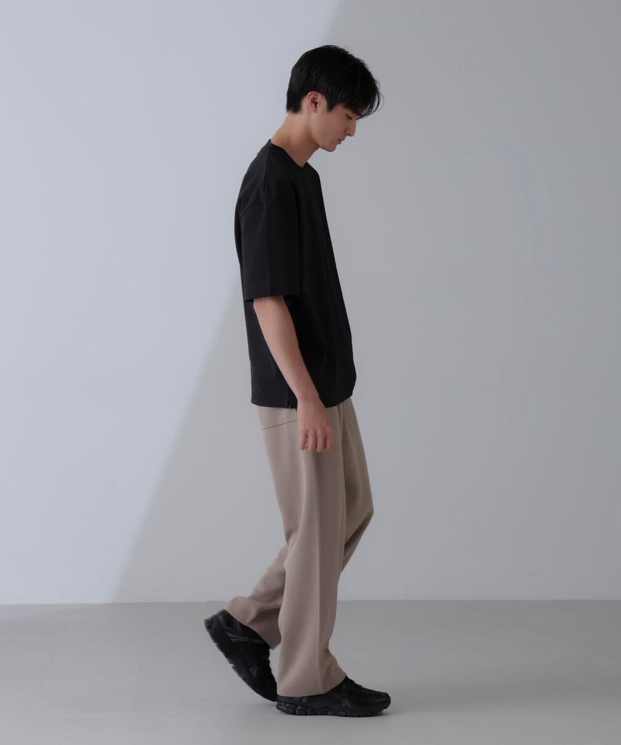 ダブルスムースクルーネックBIGTシャツ 半袖 6724124233