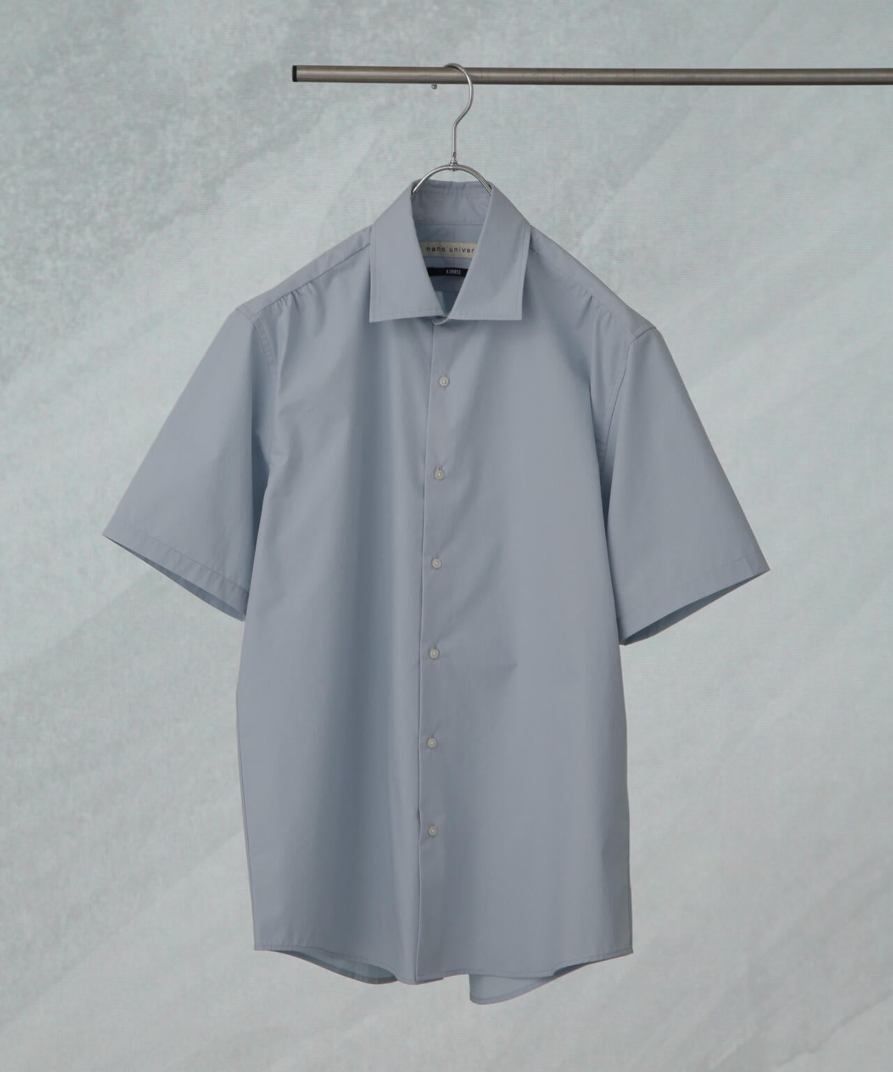 「N shirt」Anti Soaked(R)汗染み防止セミワイドカラーシャツ半袖 6685121230