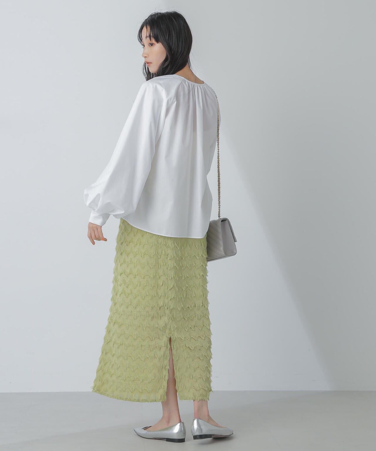 シャギーナロースカート 6734130310