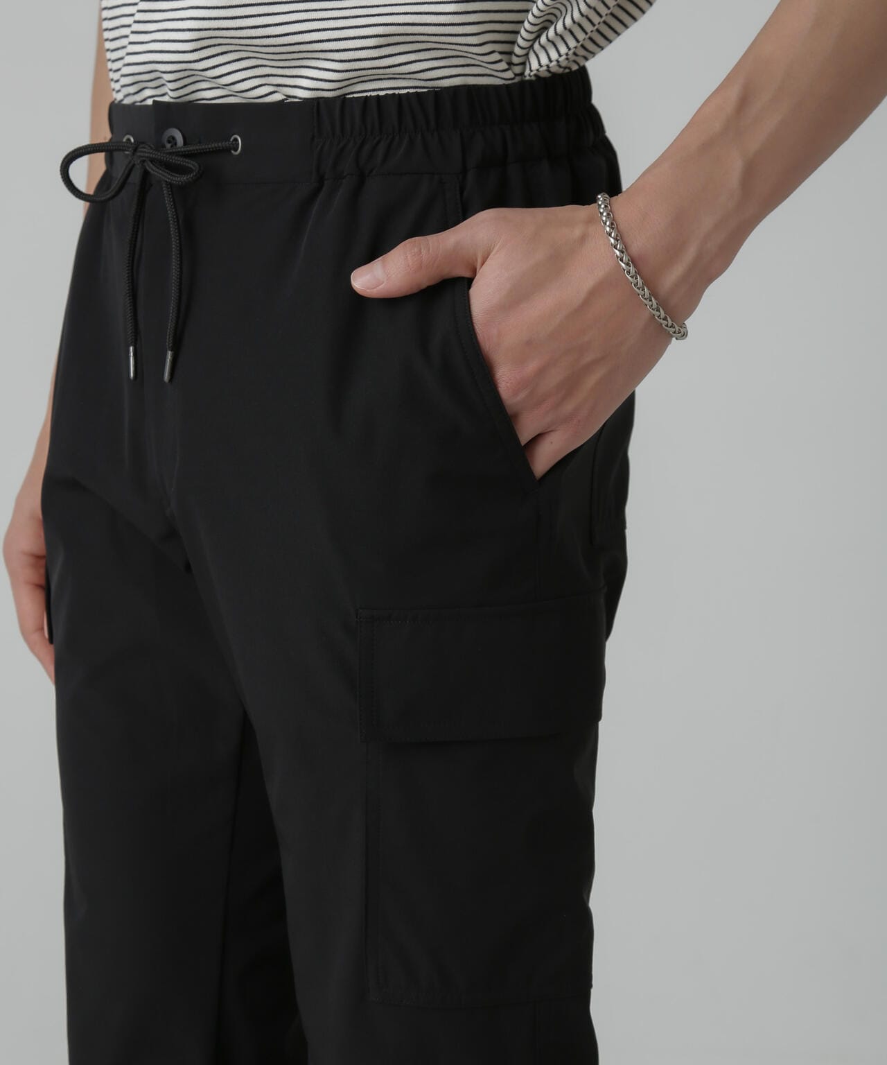 「N trousers」スリムストレッチ カーゴパンツ 6684127237