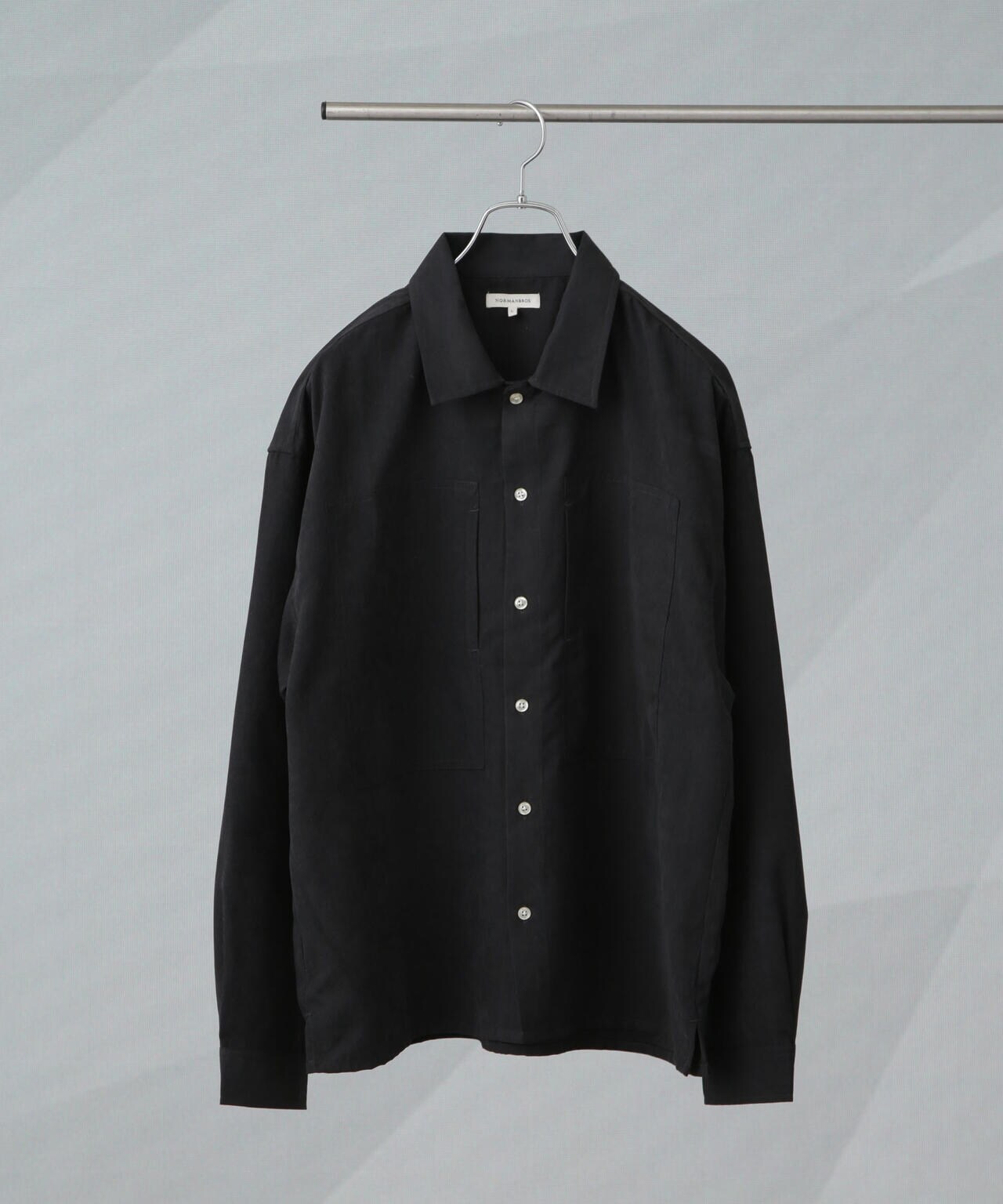NORMANBROS/NORMANBROS 別注 ワイドポケット ピーチ起毛シャツ 6724220221
