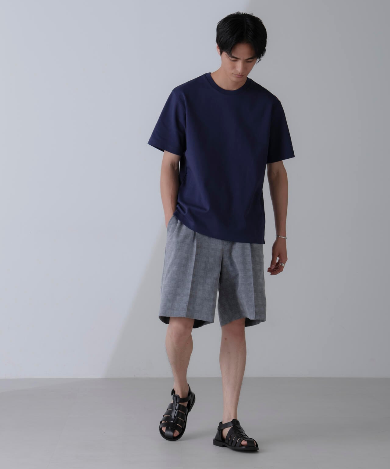 「N SHORTS」ショーツ シャドーグレンチェック 6684128205