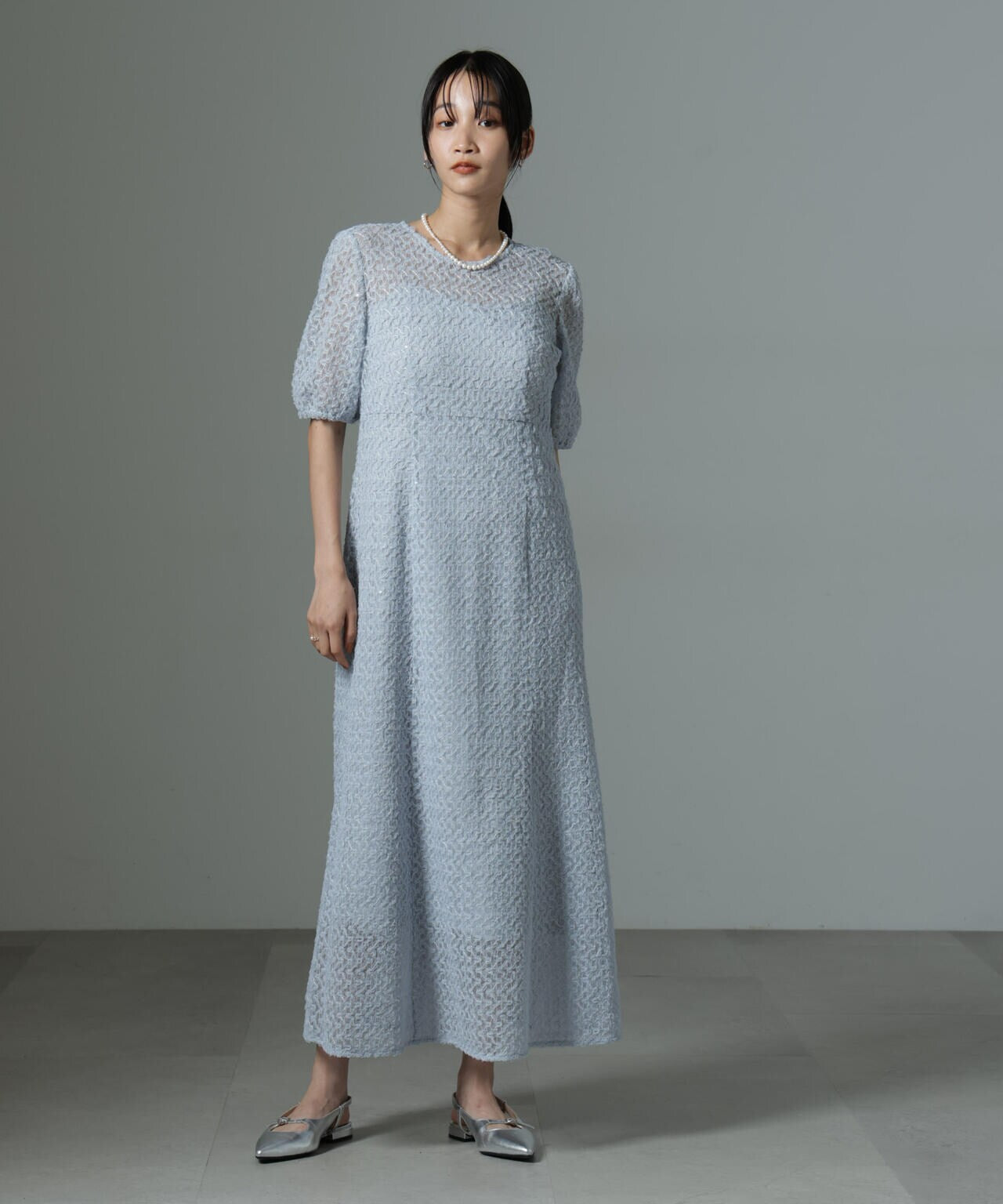 kaene/スパンコールレースドレス 6714219031