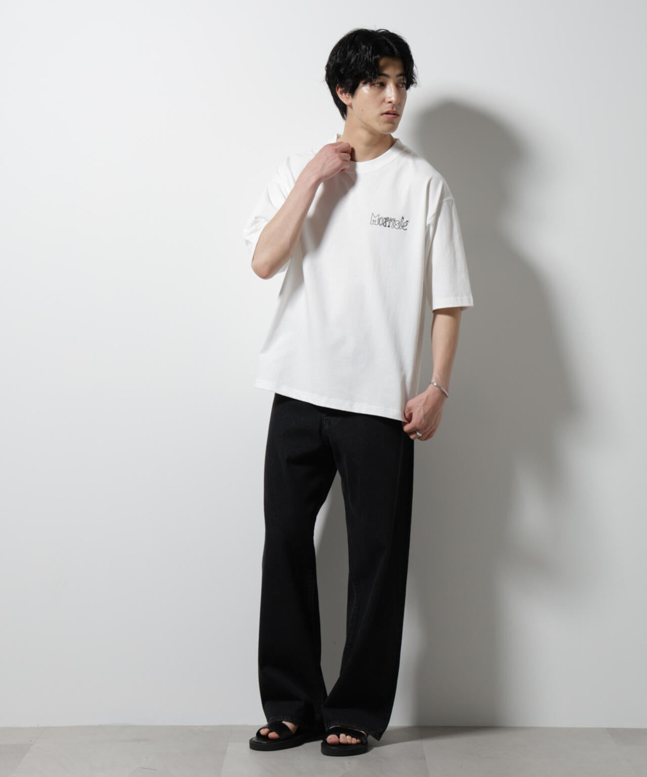 「MOFFISIE」オリジナル刺繍プリント Tシャツ 半袖 6725124243