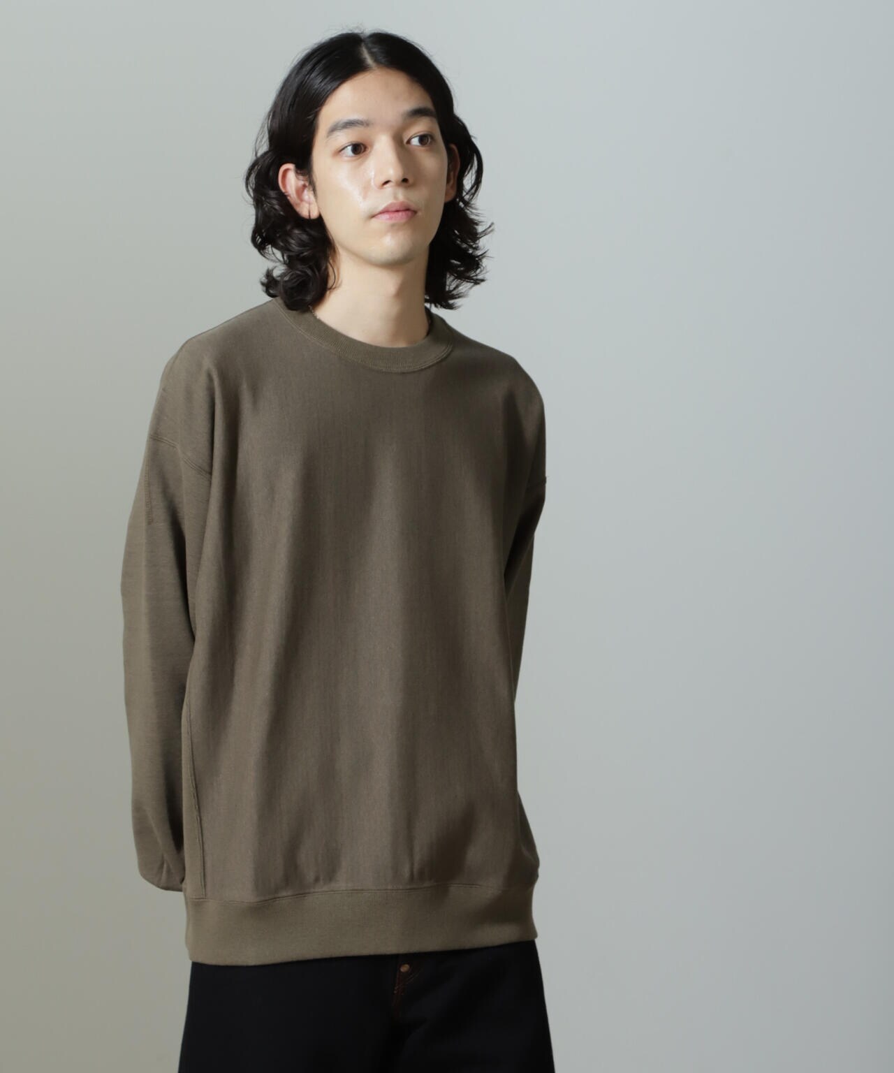 ULTERIOR/FADED SILKY TERRY RW SWEAT SH 6704223051