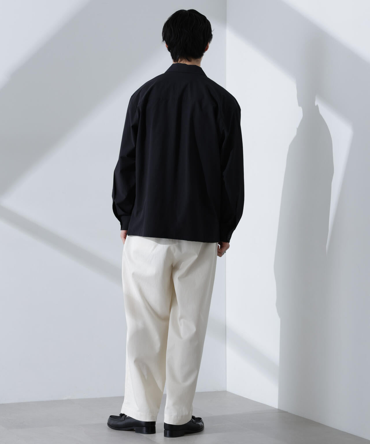 ストレッチワイドシャツブルゾン(セットアップ可) 6725112207