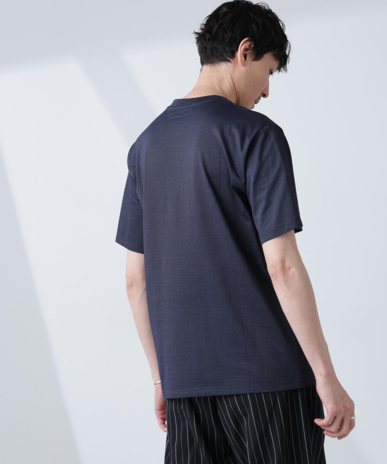ソラーロライトストレッチヘンリーネックTシャツ(セットアップ可) 6685124237