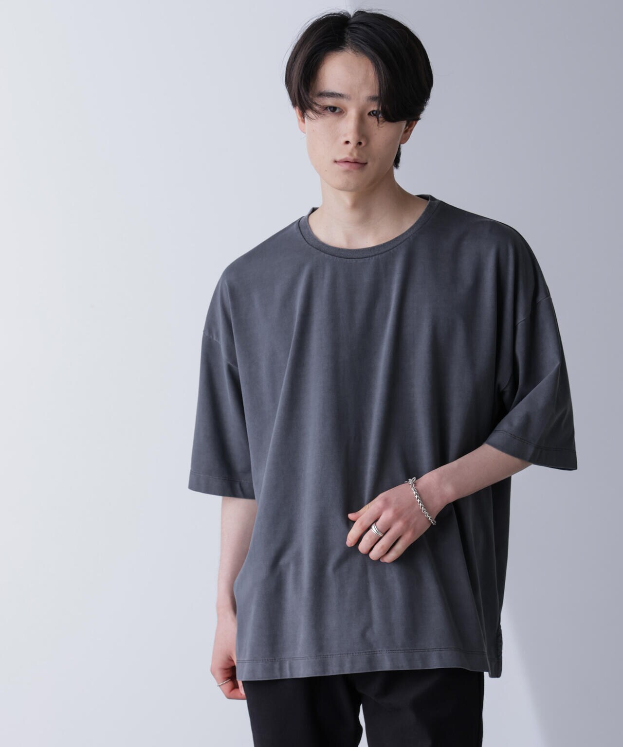 WEB限定/ピグメントビッグTシャツ 半袖 6724224203