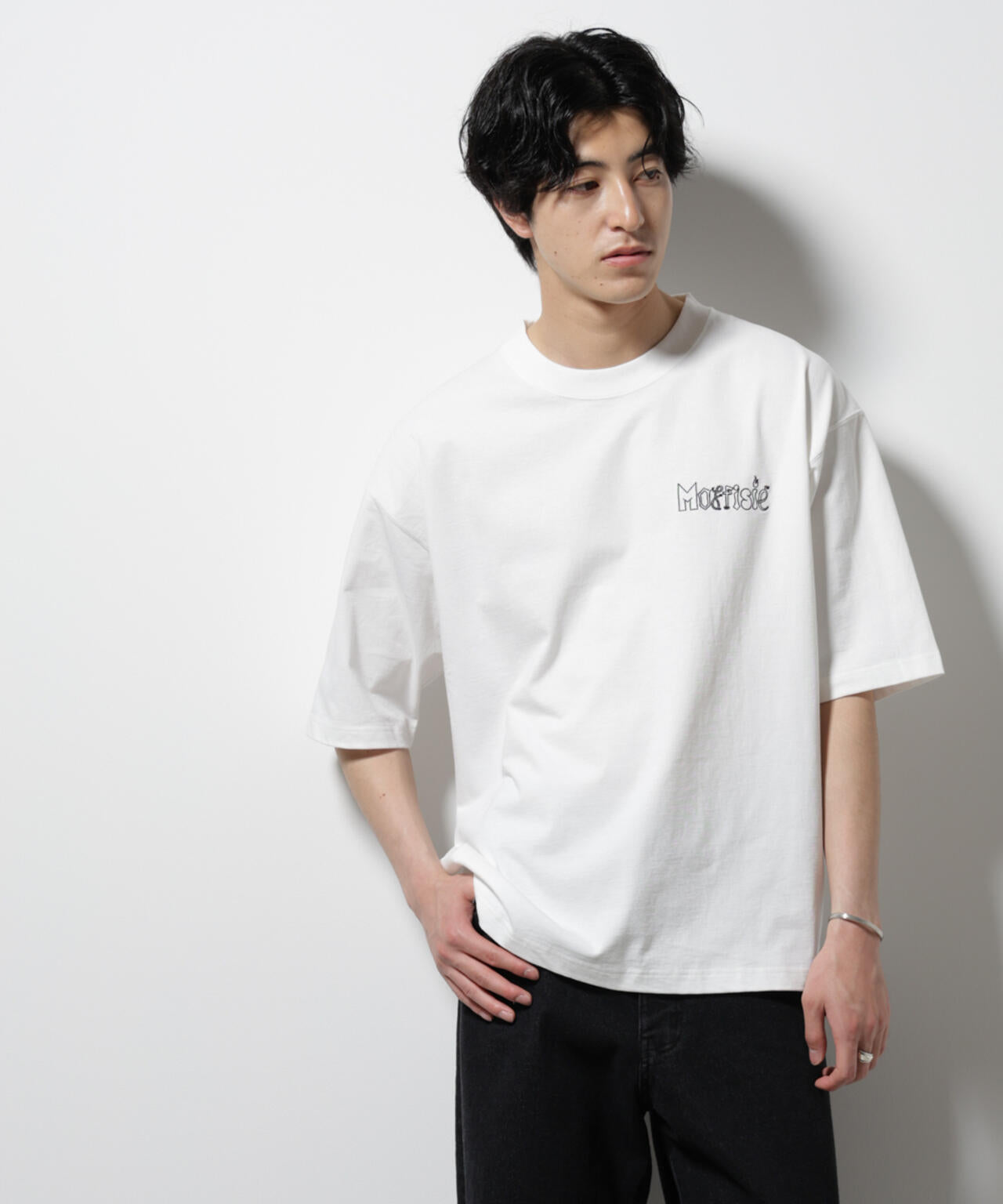 「MOFFISIE」オリジナル刺繍プリント Tシャツ 半袖 6725124243