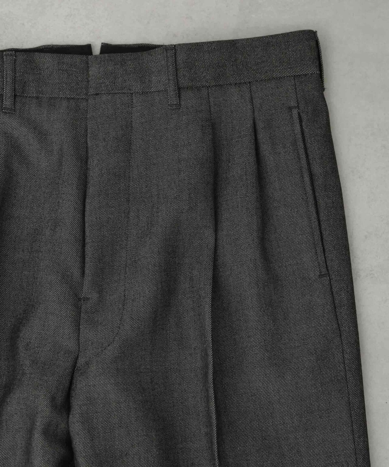 benine 9/Wool Gabardine Two-Tuck Slacks 6705127127