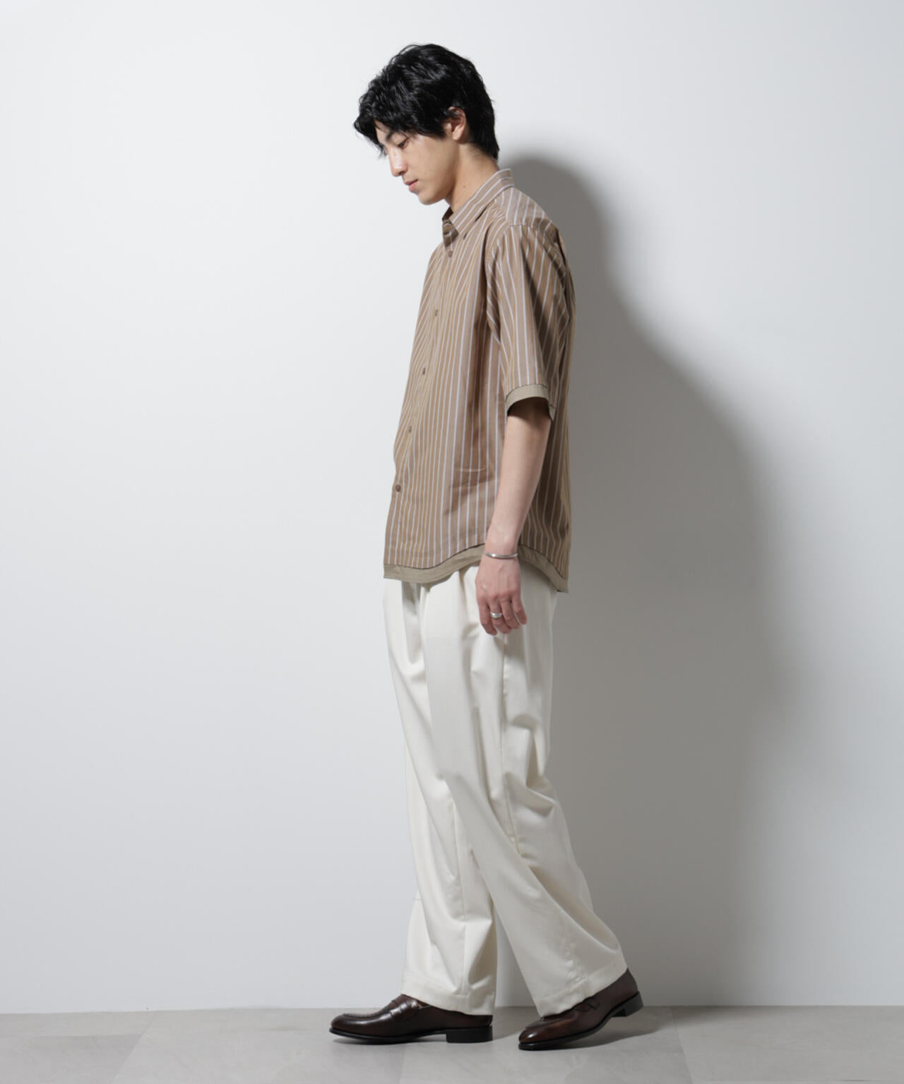 WEB限定/クレイジーストライプシャツ 半袖 2 6725121231