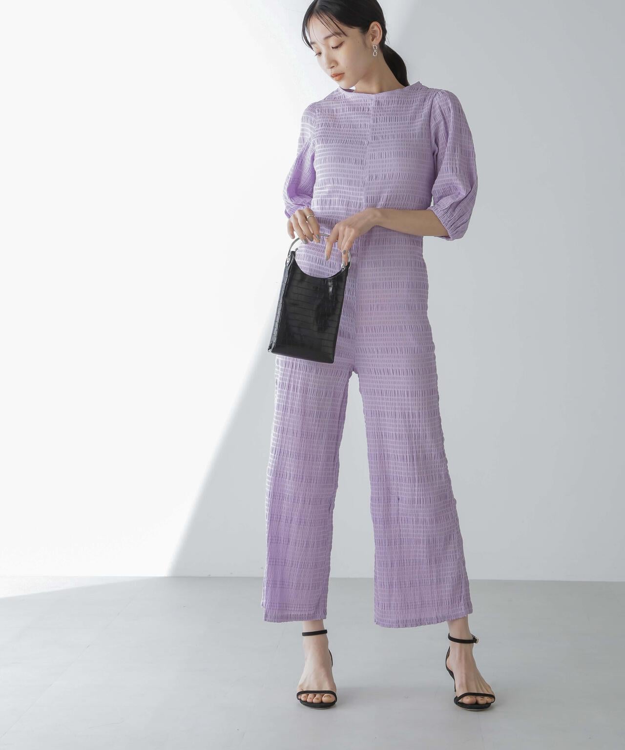 RITA ROW/Puffy sleeves jumpsuit 6714119047