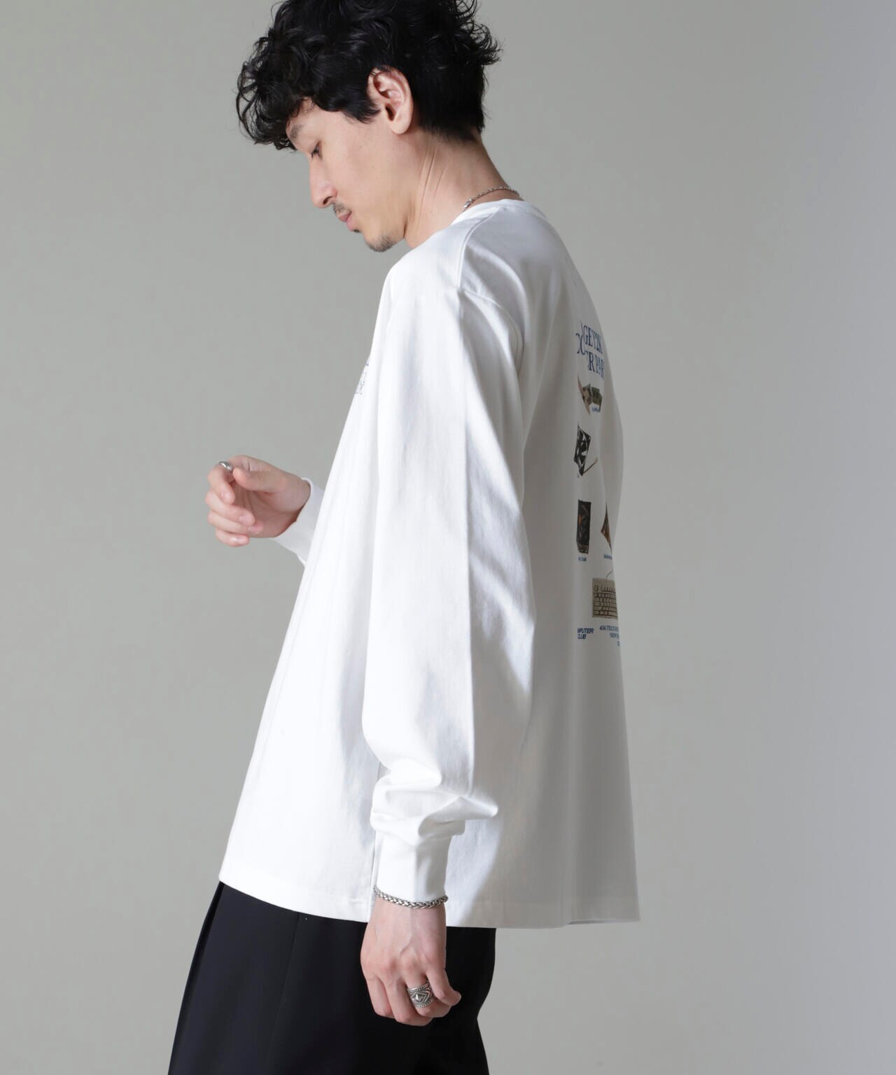 「MOFFISIE2.0」オリジナルプリントTシャツ長袖 6724223212