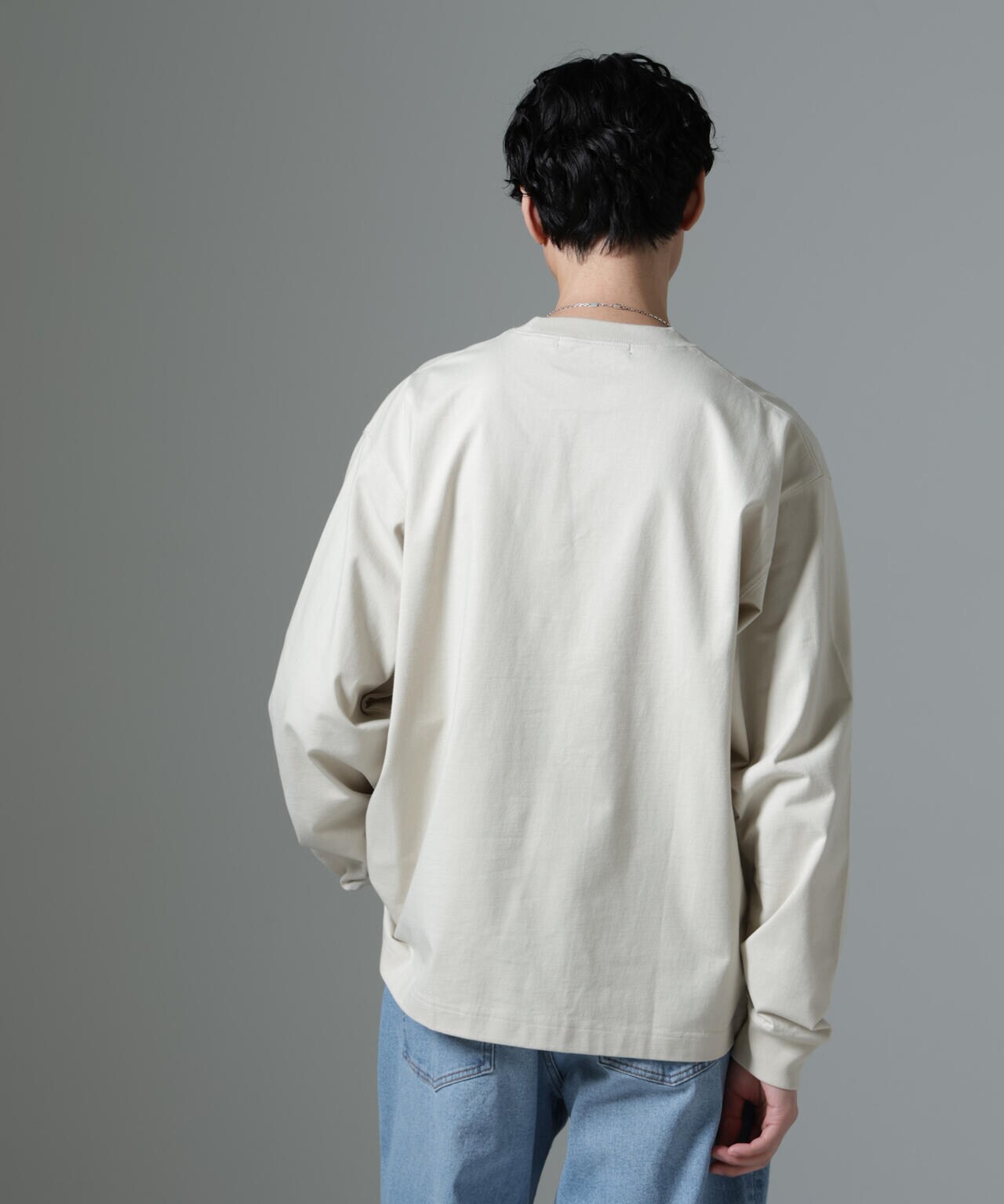 ビッグシルエットワンポイントTシャツ 長袖 6725123204