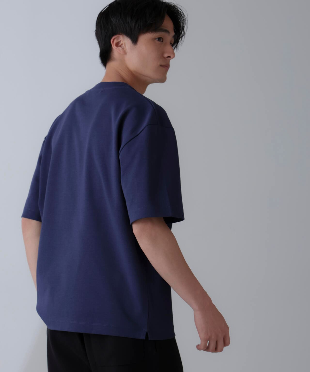 ダブルスムースクルーネックBIGTシャツ 半袖 6724124233