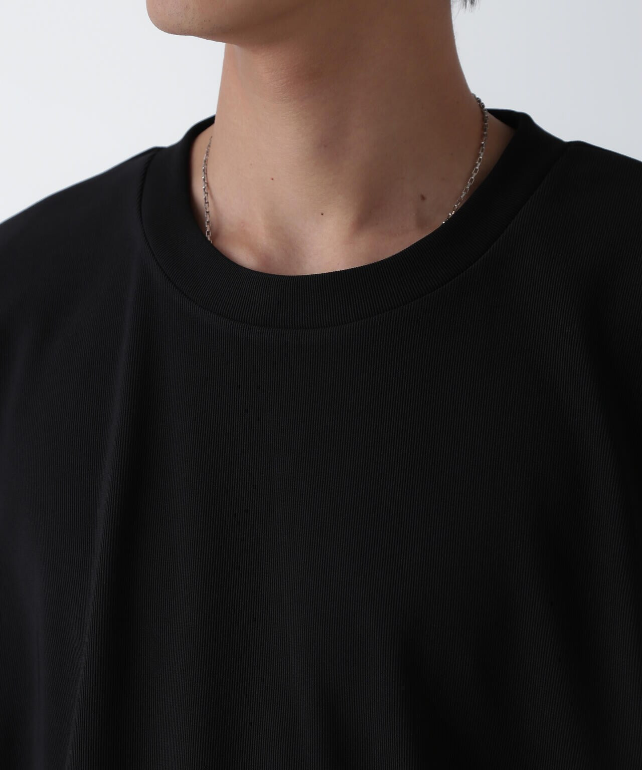 フェイクレイヤードリラックスTシャツ 半袖 6724224224