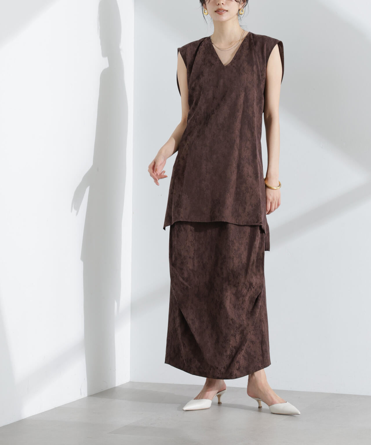 ANTHEM A/MISTY JACQUARD TIGHT SKIRTS(セットアップ可) 6715130012