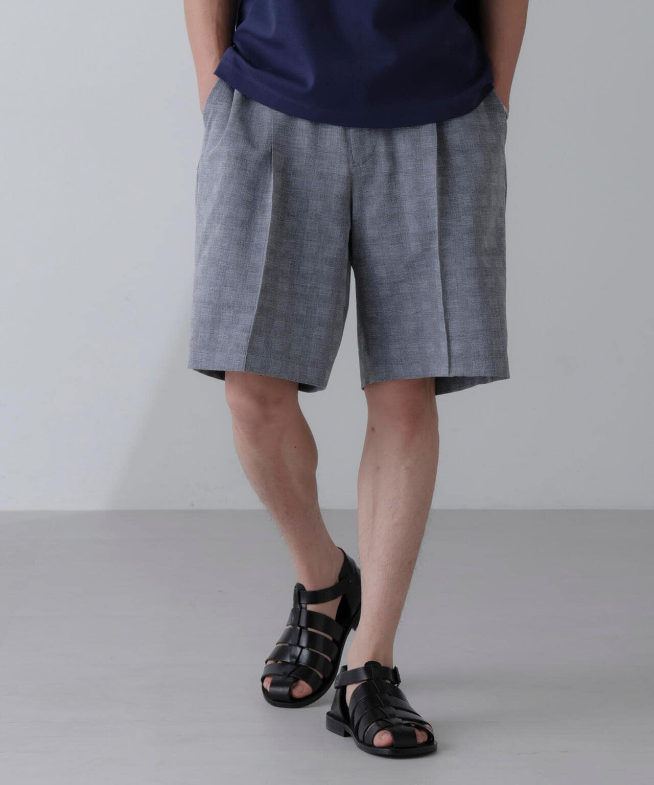 「N SHORTS」ショーツ シャドーグレンチェック 6684128205