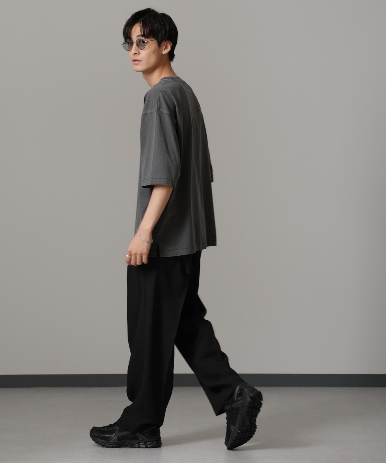 「NOT ALL」オーバーダイTシャツ 半袖 6724224227
