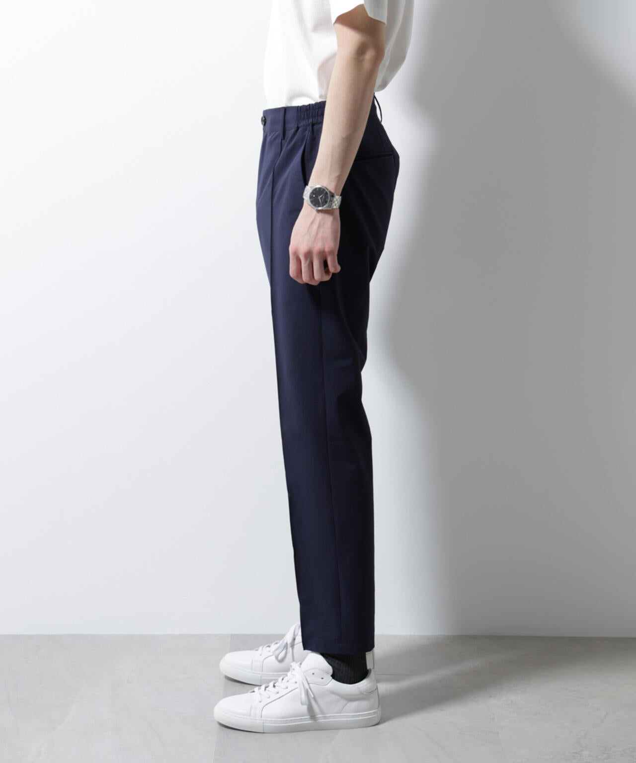 「N TROUSERS BASIC」ダントツオチール防汚テックストレッチパンツ(セットアップ可) 6685129207