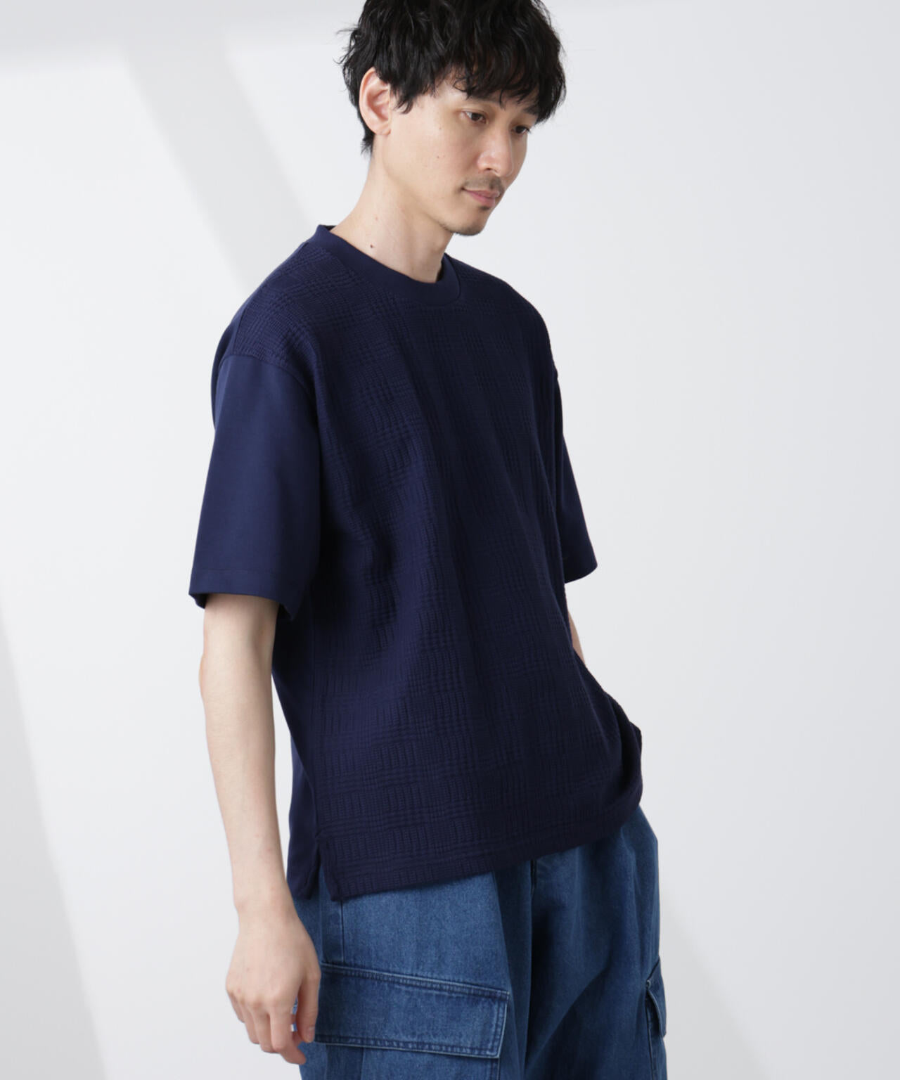 リンクスジャガードコンビTシャツ 6725124228
