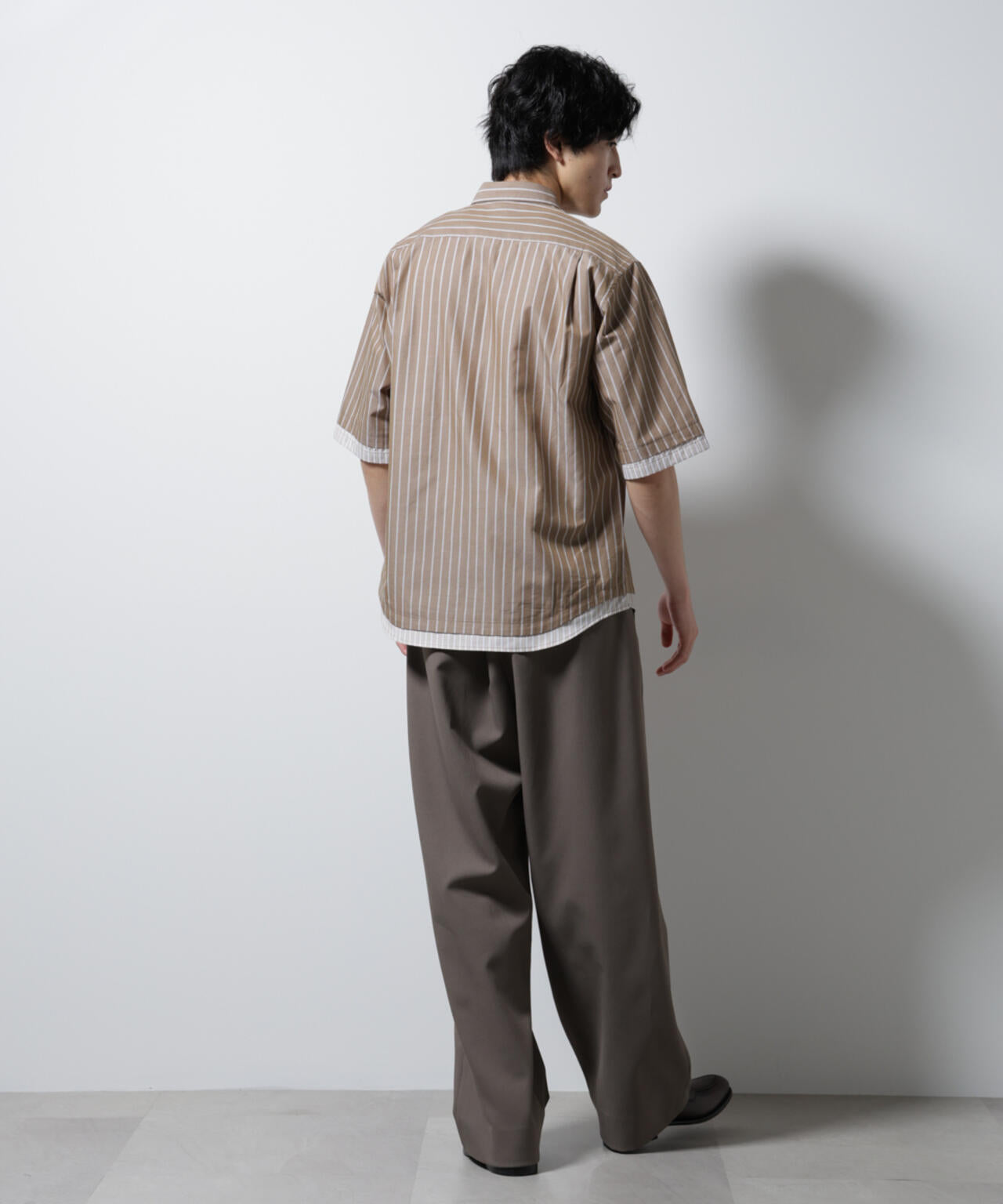 クレイジーストライプシャツ 半袖 1 6725121230