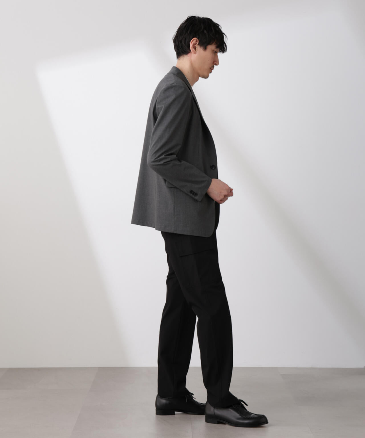 「N trousers」スリムストレッチ カーゴパンツ 6685127229