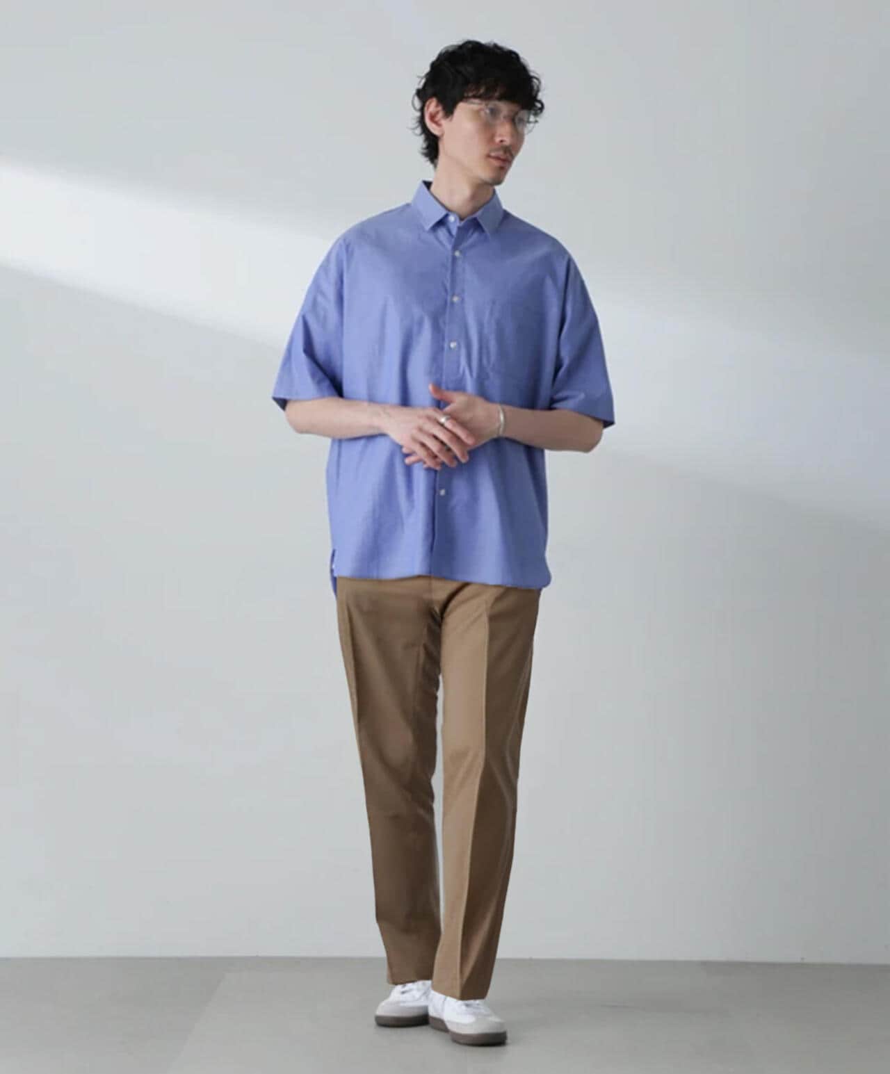 BIGシャンブレーシャツ 半袖 6724221215