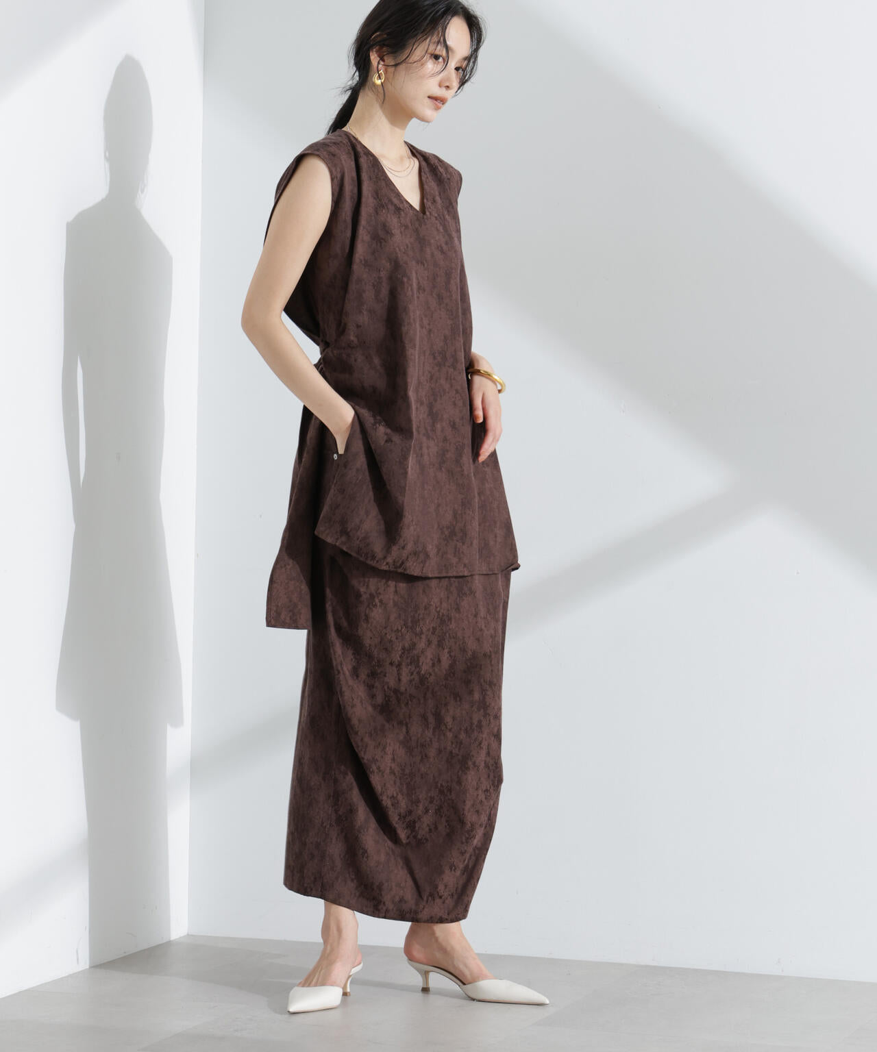 ANTHEM A/MISTY JACQUARD TIGHT SKIRTS(セットアップ可) 6715130012