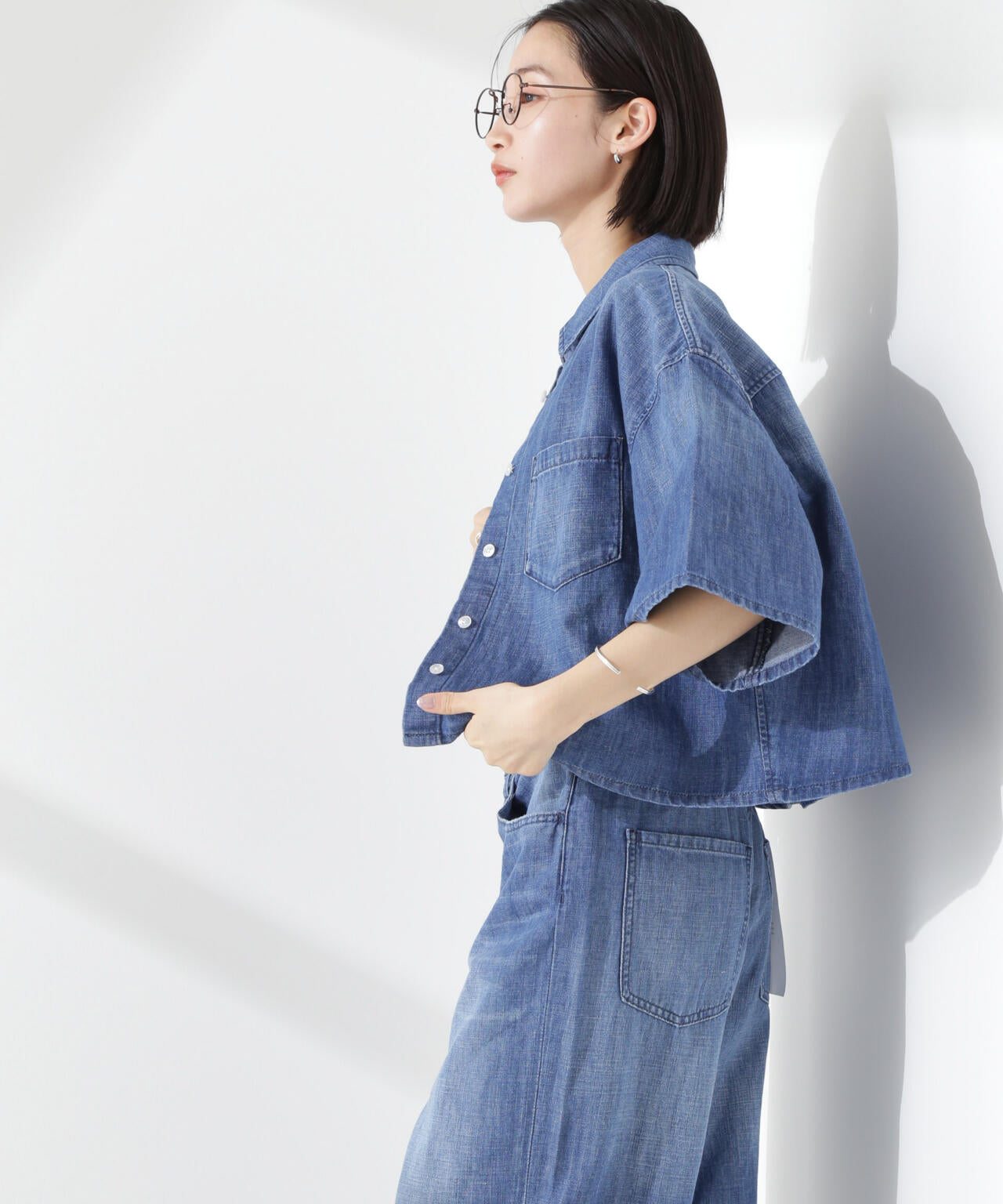 Healthy DENIM/Breezy Rosehip 半袖シャツ 6715121005