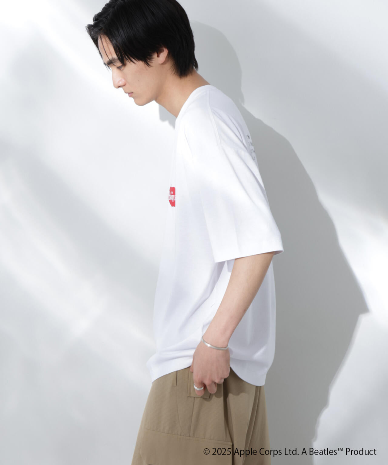 Anti Soaked(R)×BEATLES APPLEロゴ 汗染み防止Tシャツ 6685124220