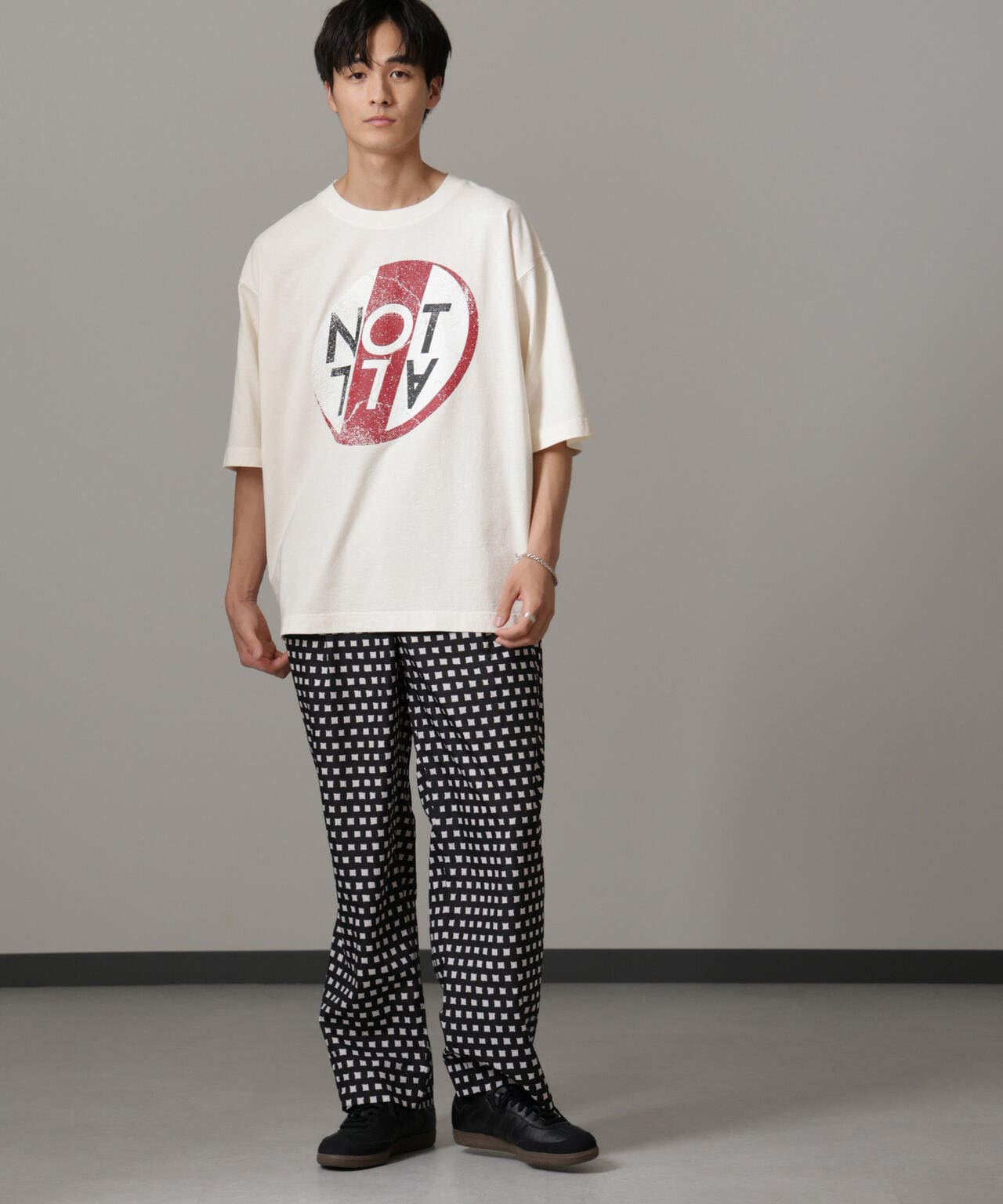 「NOT ALL」オーバーダイTシャツ 半袖 6724224227