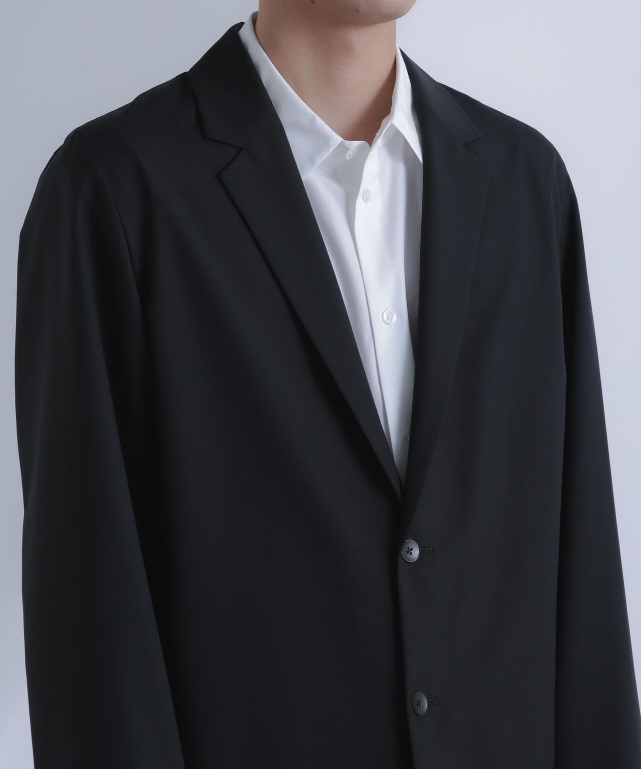 ATON/WOOL TROPICAL TAILORED JACKET 6704116021